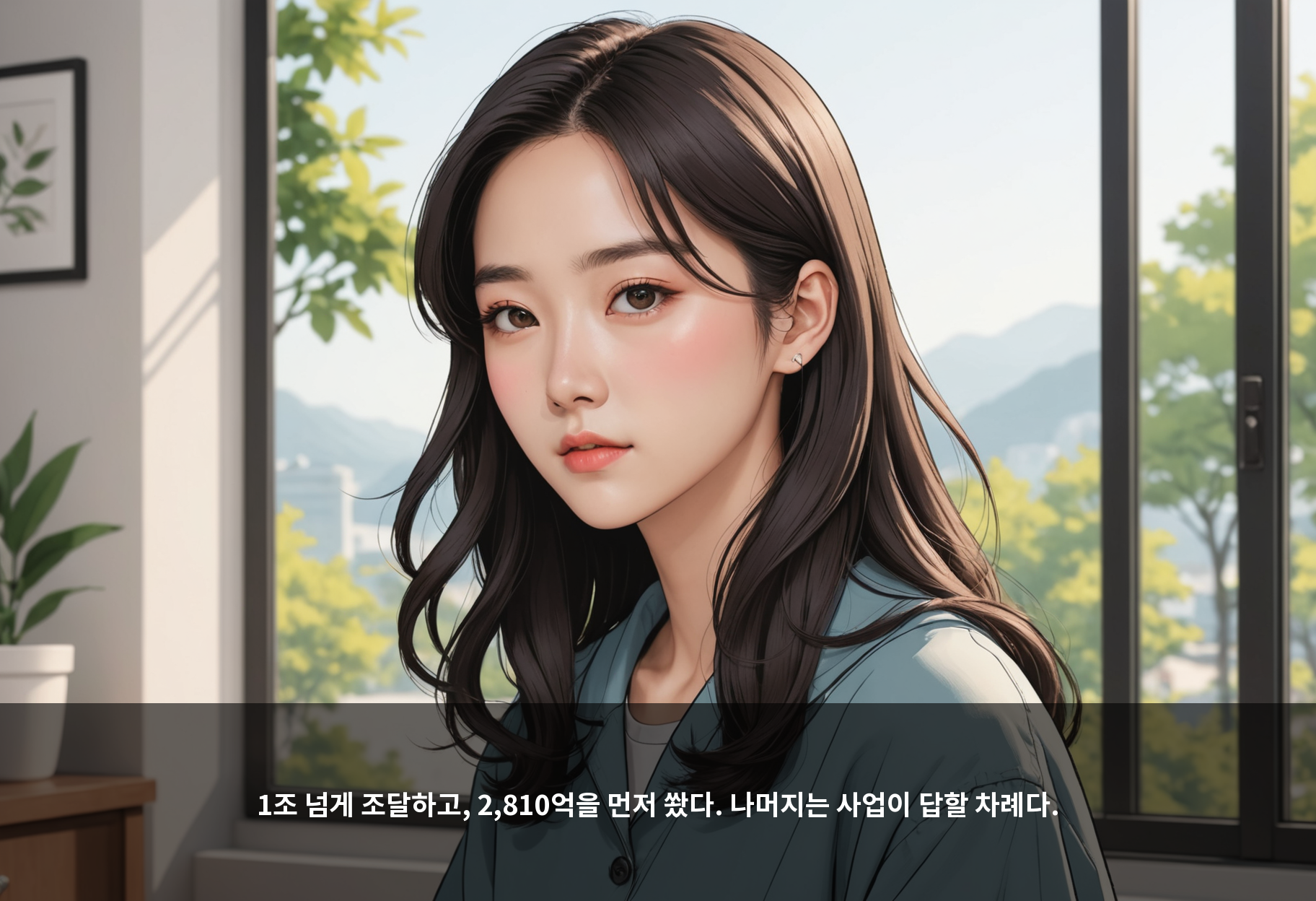 1조 넘게 조달하고, 2,810억을 먼저 쐈다. 나머지는 사업이 답할 차례다.