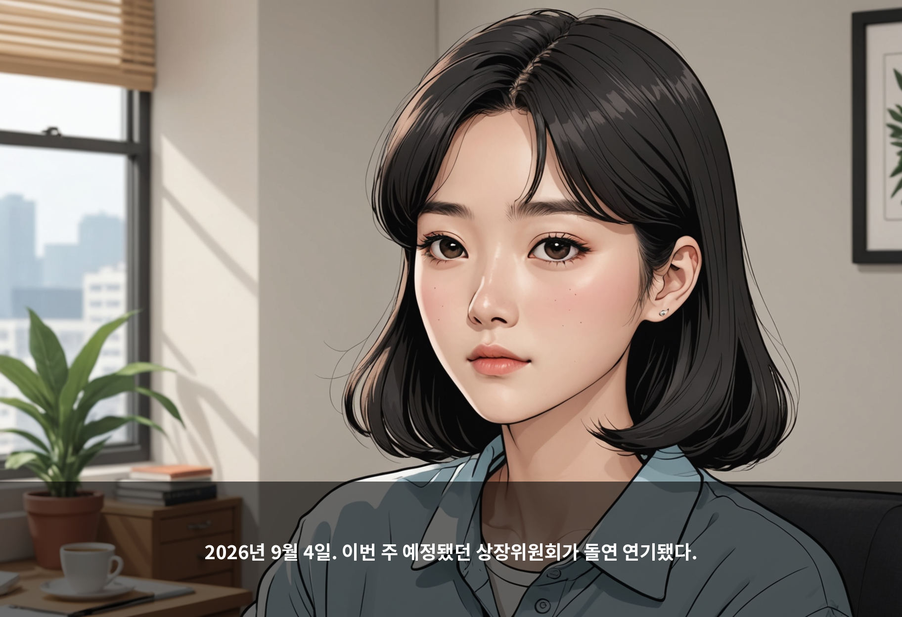 2026년 9월 4일. 이번 주 예정됐던 상장위원회가 돌연 연기됐다.