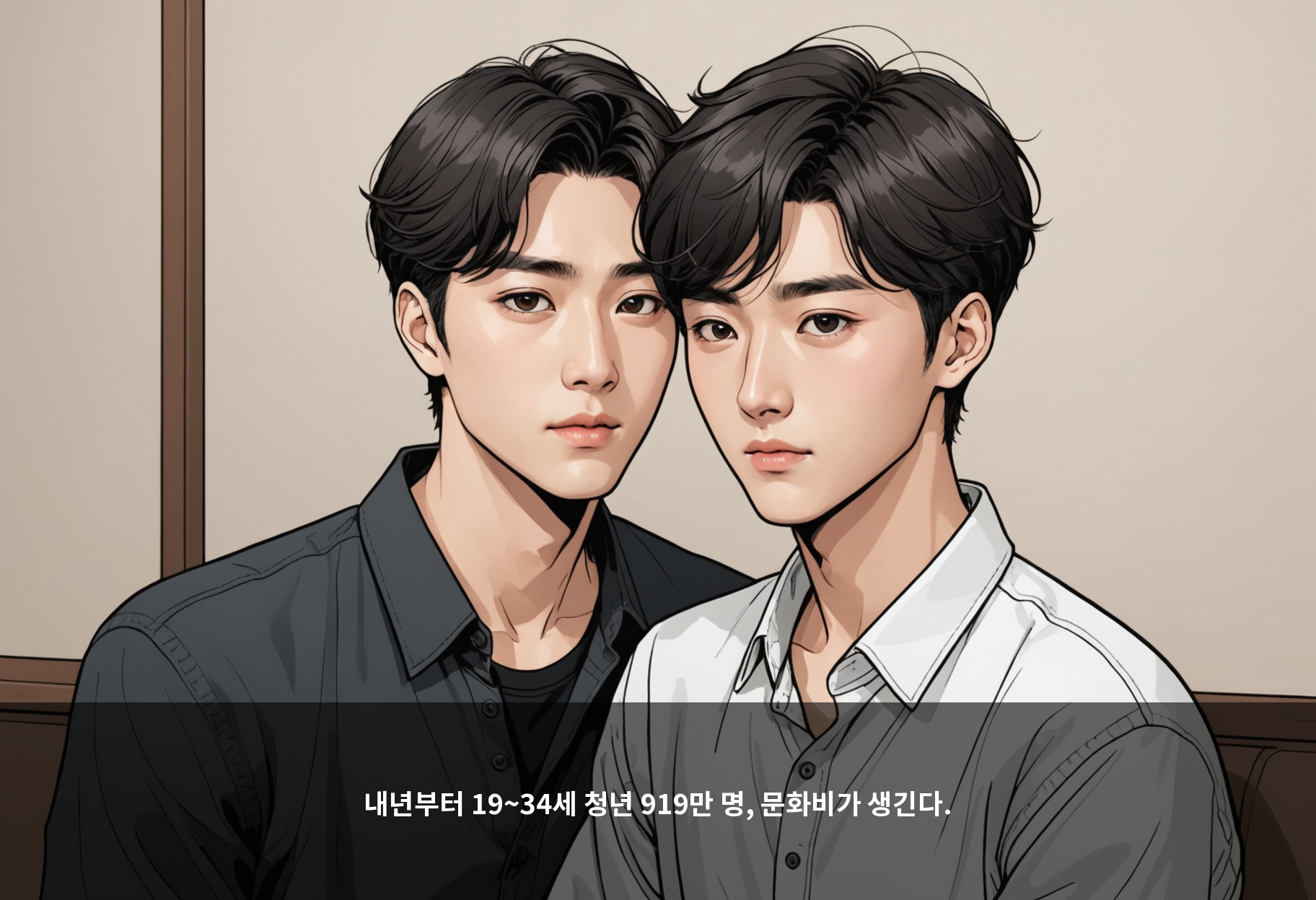 내년부터 19~34세 청년 919만 명, 문화비가 생긴다.