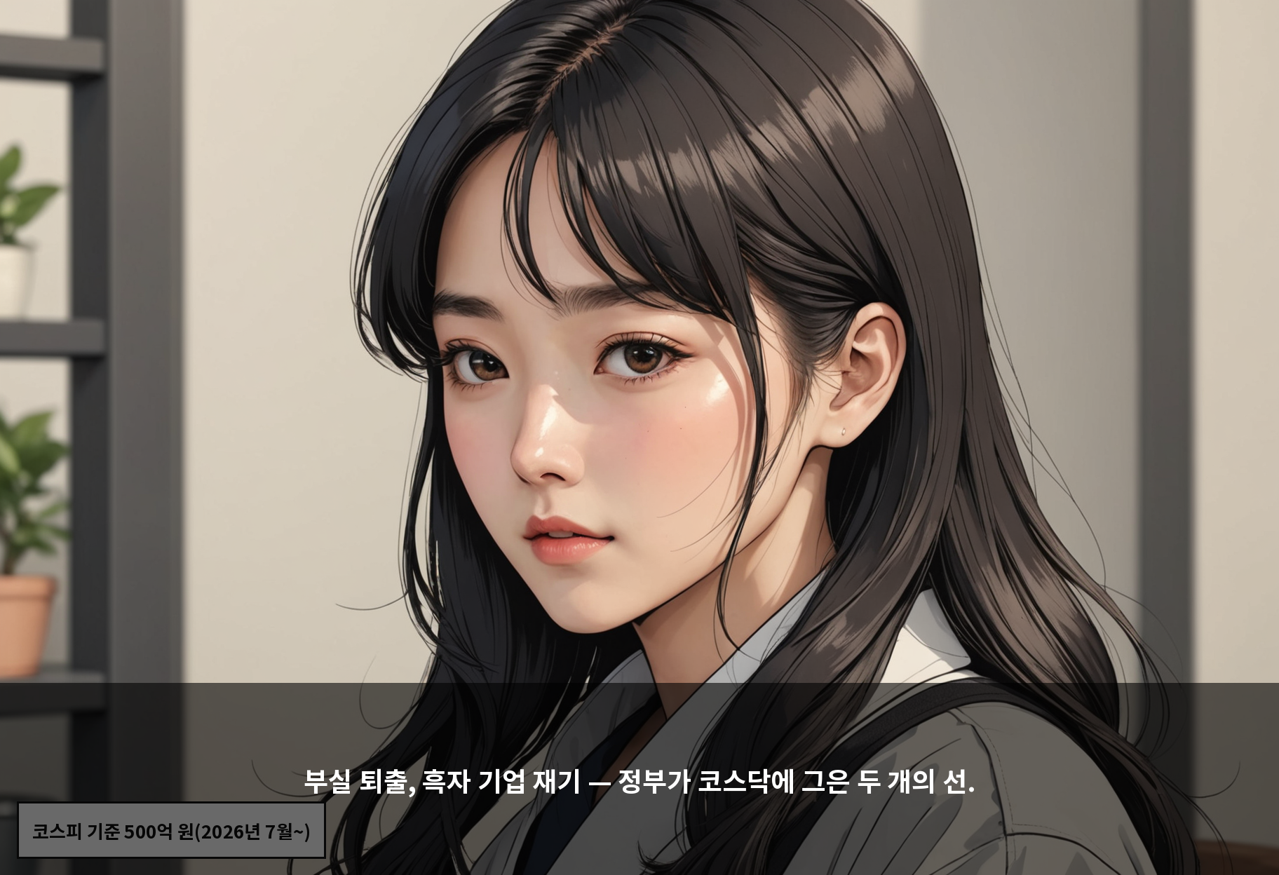 부실 퇴출, 흑자 기업 재기 — 정부가 코스닥에 그은 두 개의 선.