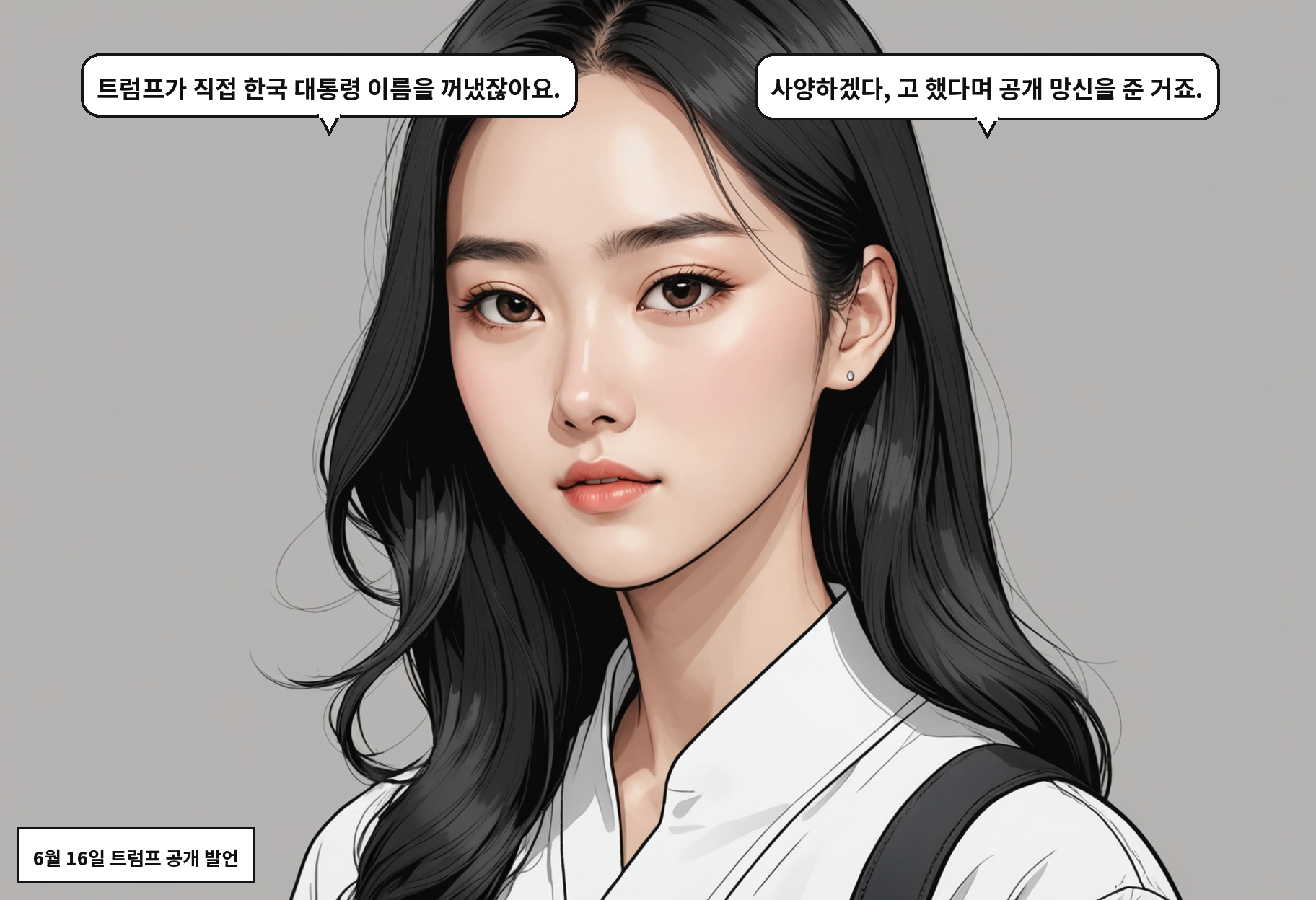 A: 트럼프가 '한국은 사양하겠다고 했다'고 직접 공개한 게 지난달 16일이잖아요. B: 그리고 20일 지나서 청와대가 파병 가능성을 꺼낸 거죠.