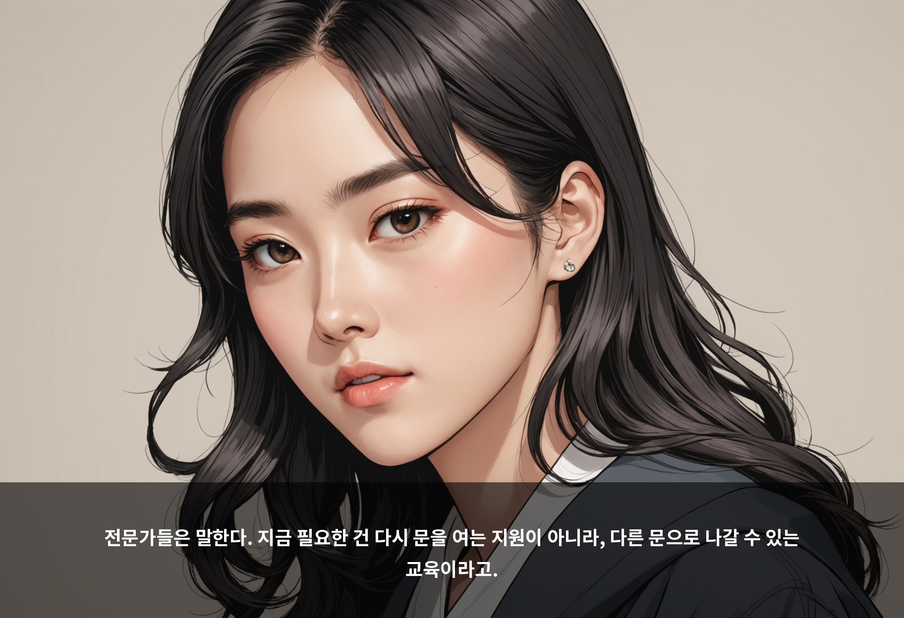 전문가들은 말한다. 지금 필요한 건 다시 문을 여는 지원이 아니라, 다른 문으로 나갈 수 있는 교육이라고.
