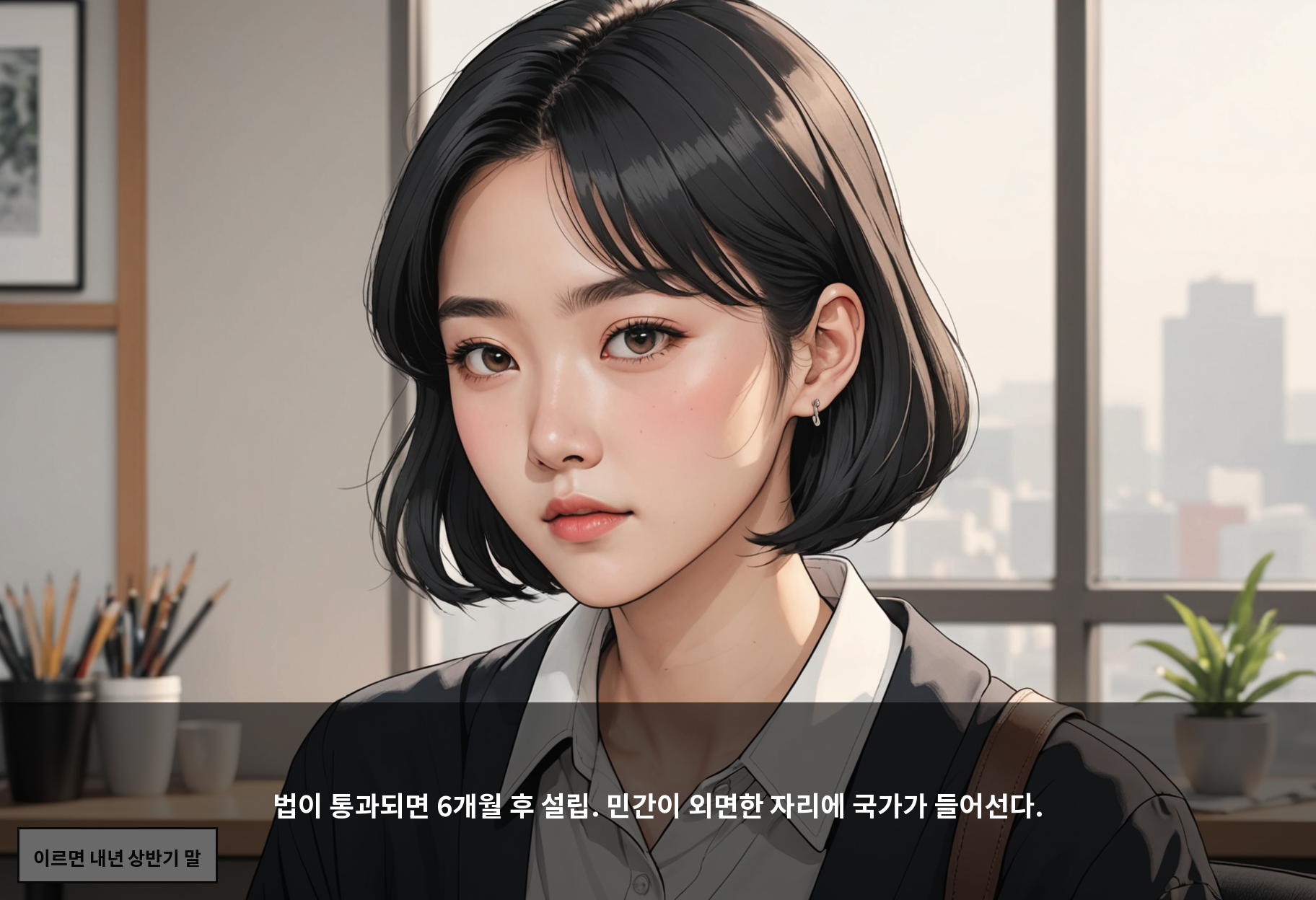 법이 통과되면 6개월 후 설립. 민간이 외면한 자리에 국가가 들어선다.