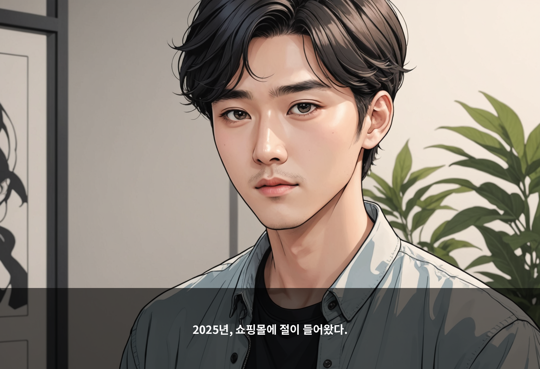 2025년, 쇼핑몰에 절이 들어왔다.