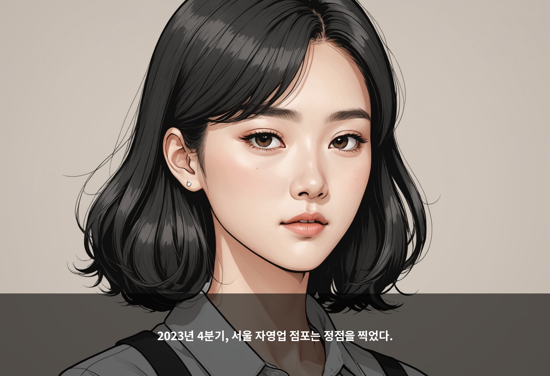 2023년 4분기, 서울 자영업 점포는 정점을 찍었다.