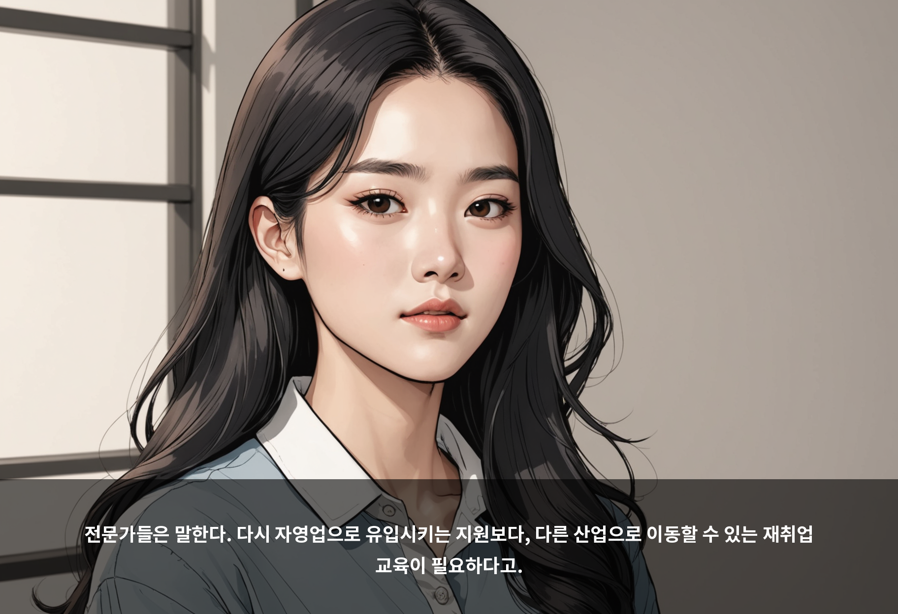 전문가들은 말한다. 다시 자영업으로 유입시키는 지원보다, 다른 산업으로 이동할 수 있는 재취업 교육이 필요하다고.