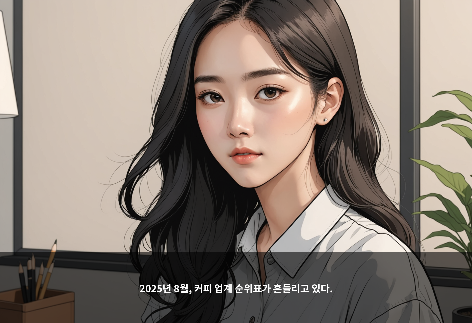 2025년 8월, 커피 업계 순위표가 흔들리고 있다.