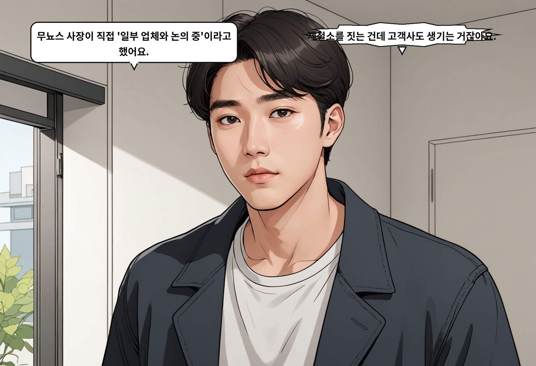 B: 무뇨스 사장이 직접 '일부 업체와 논의 중'이라고 했어요. A: 제철소를 짓는 건데 고객사도 생기는 거잖아요.