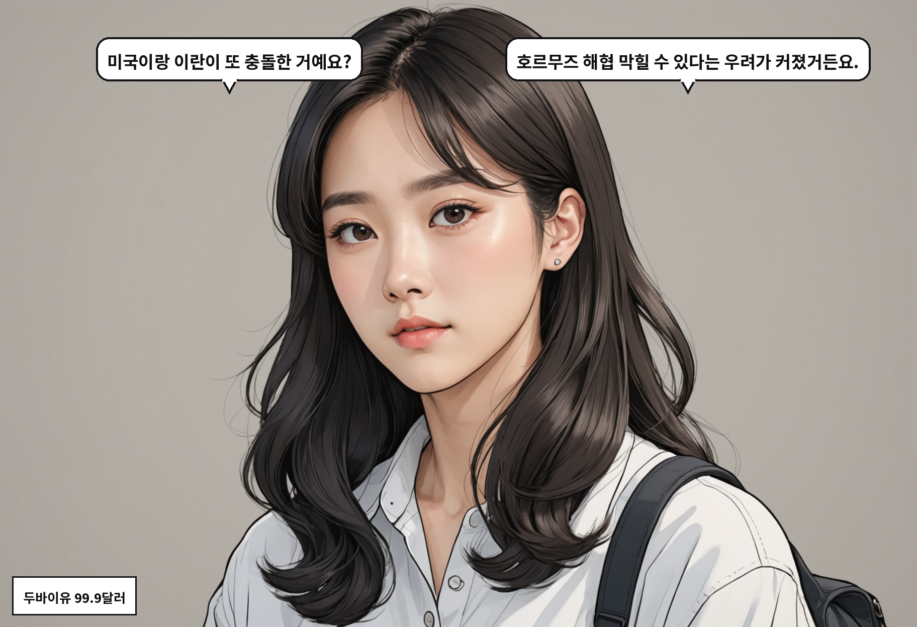 A: 미국이랑 이란이 또 충돌한 거예요? B: 호르무즈 해협 막힐 수 있다는 우려가 커졌거든요.