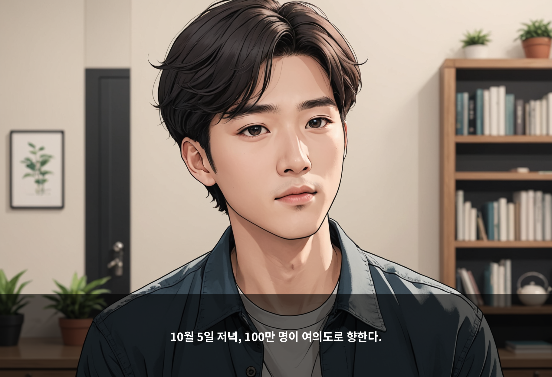 10월 5일 저녁, 100만 명이 여의도로 향한다.