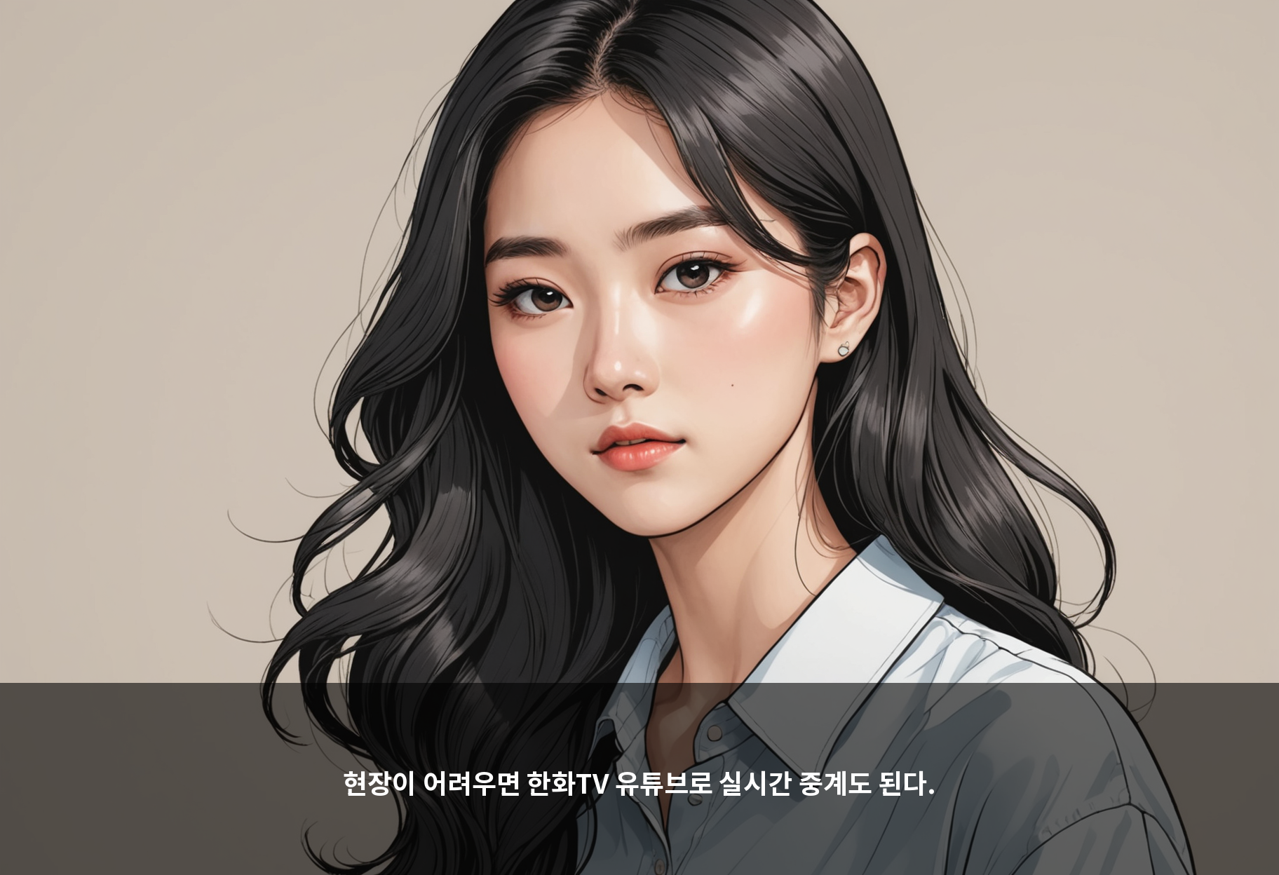 현장이 어려우면 한화TV 유튜브로 실시간 중계도 된다.