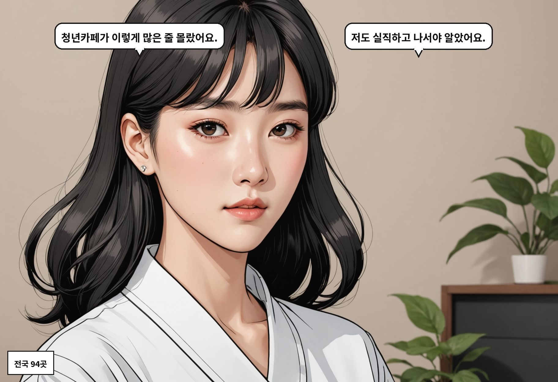A: 청년카페가 이렇게 많은 줄 몰랐어요. B: 저도 실직하고 나서야 알았어요.