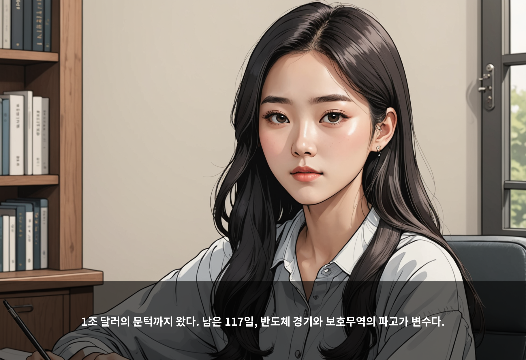 1조 달러의 문턱까지 왔다. 남은 117일, 반도체 경기와 보호무역의 파고가 변수다.
