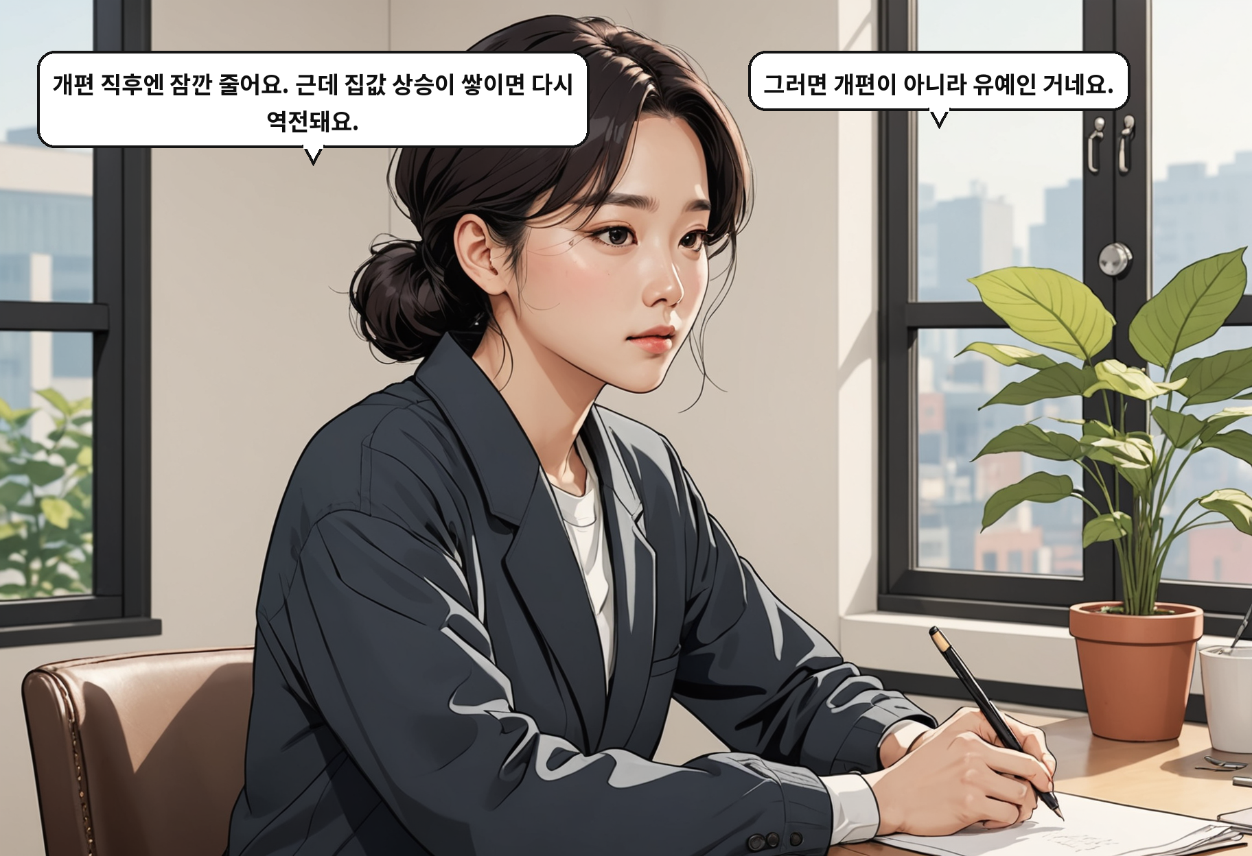 B: 개편 직후엔 잠깐 줄어요. 근데 집값 상승이 쌓이면 다시 역전돼요. A: 그러면 개편이 아니라 유예인 거네요.