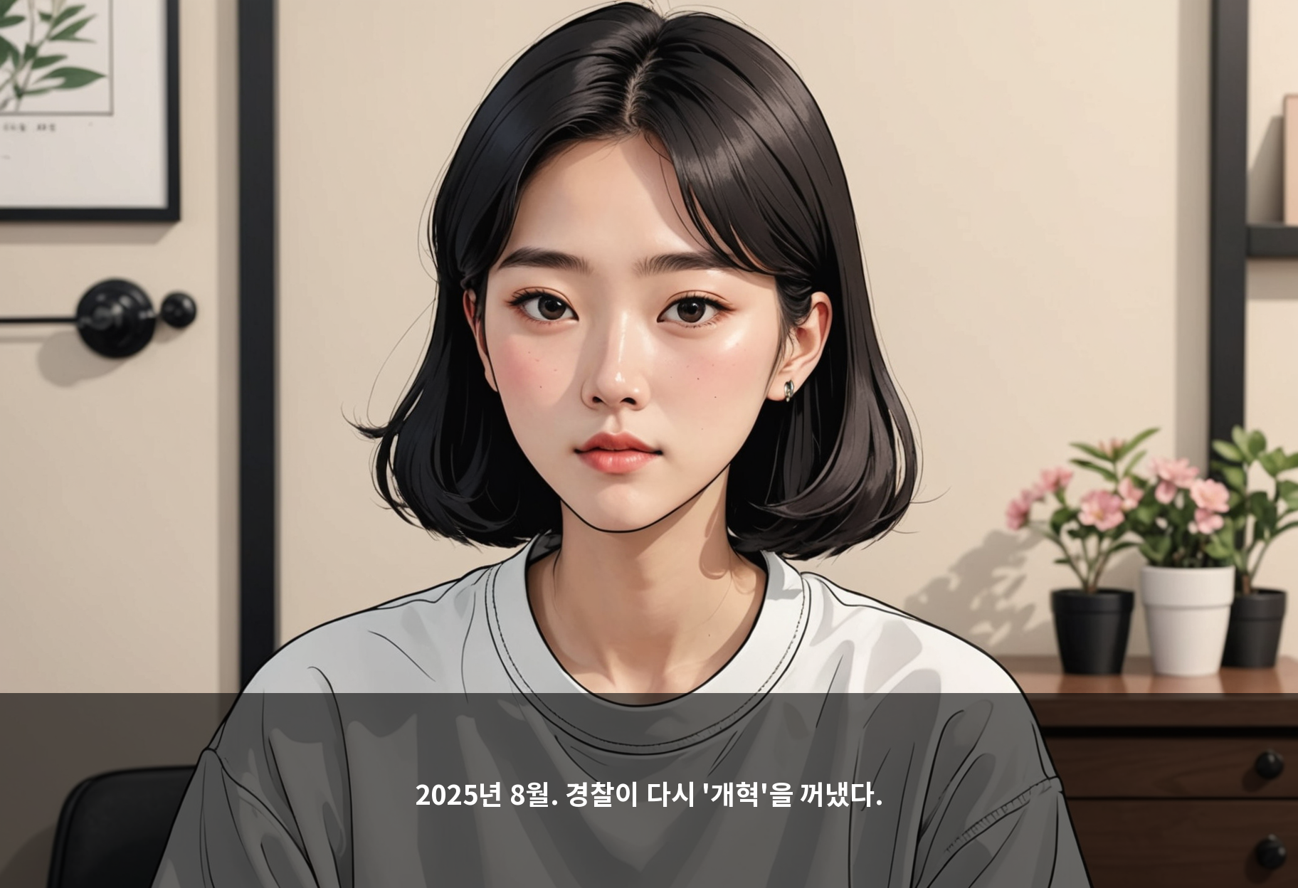 2025년 8월. 경찰이 다시 '개혁'을 꺼냈다.