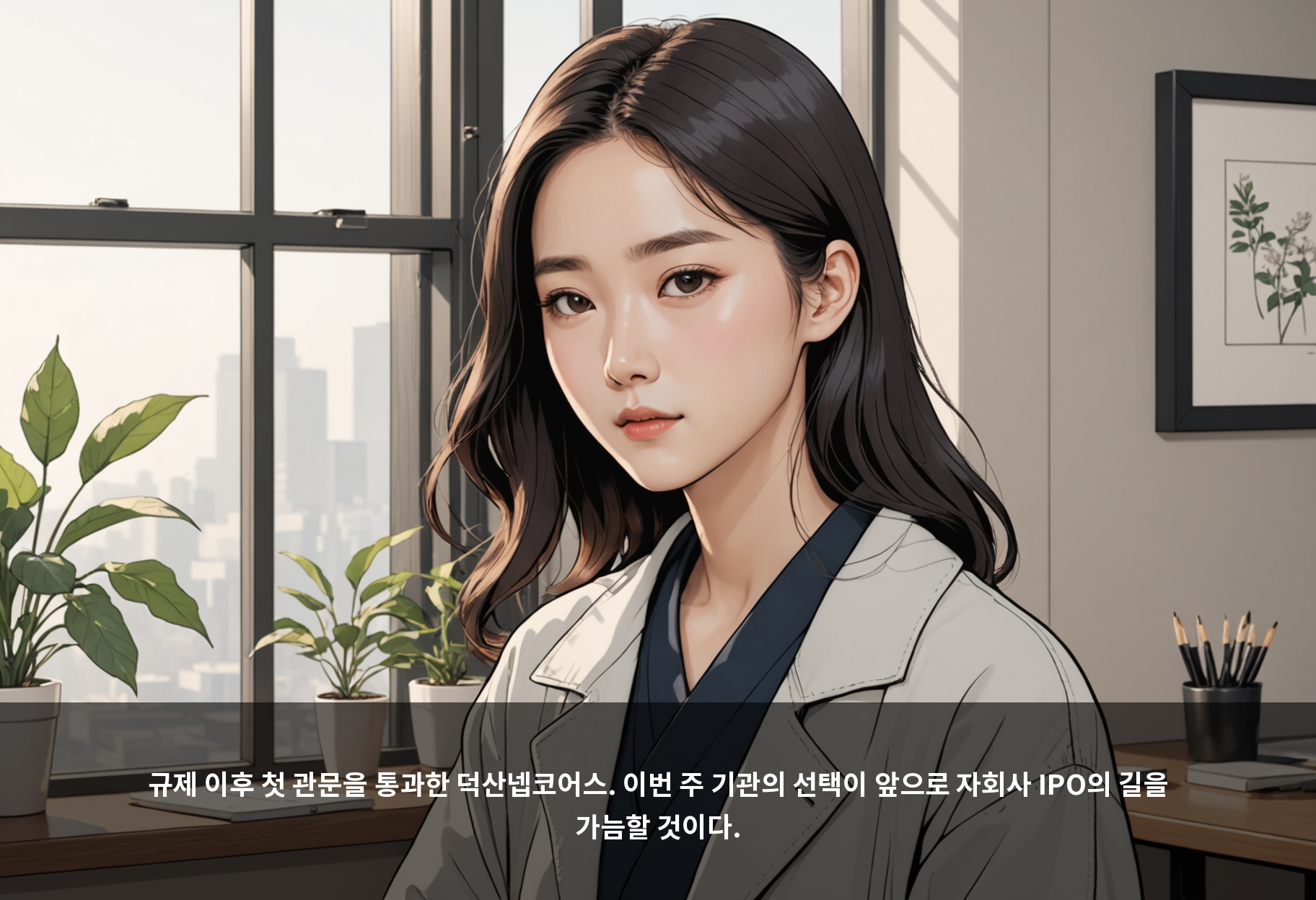 규제 이후 첫 관문을 통과한 덕산넵코어스. 이번 주 기관의 선택이 앞으로 자회사 IPO의 길을 가늠할 것이다.