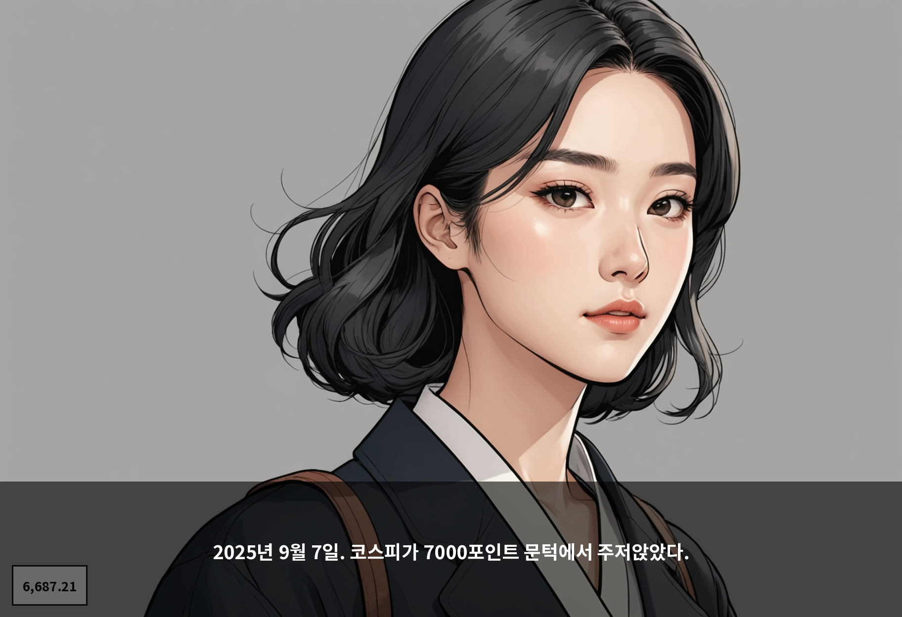 2025년 9월 7일. 코스피가 7000포인트 문턱에서 주저앉았다.