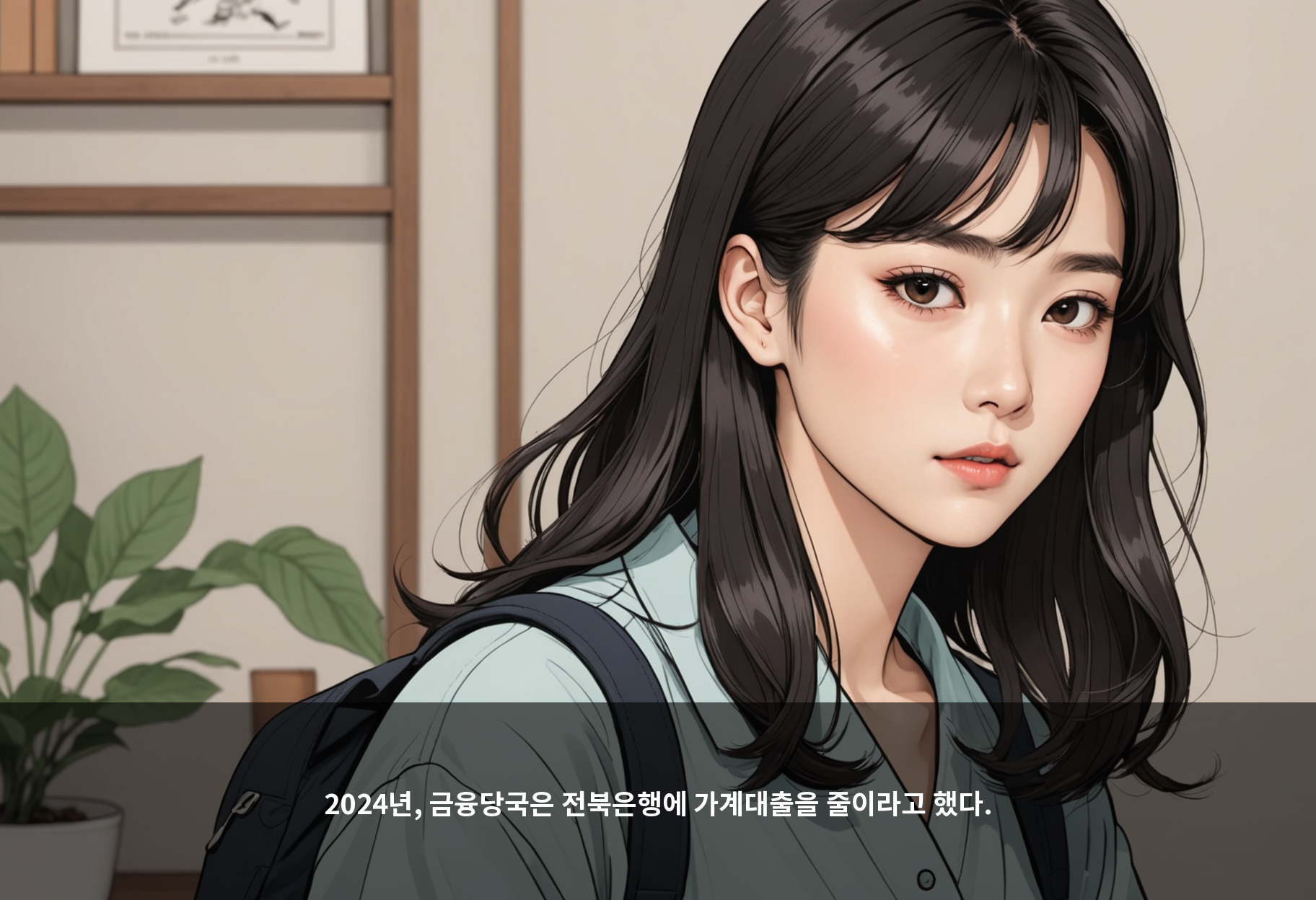 2024년, 금융당국은 전북은행에 가계대출을 줄이라고 했다.