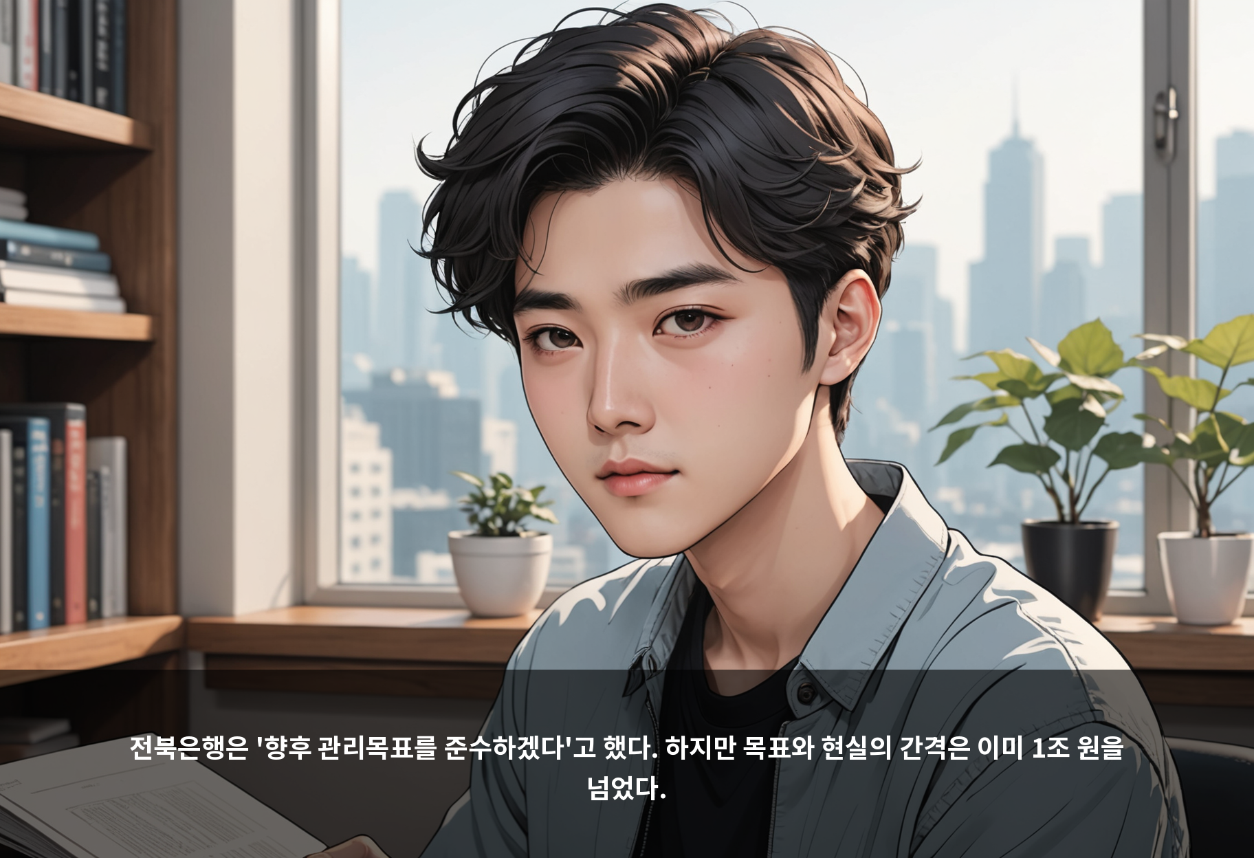 전북은행은 '향후 관리목표를 준수하겠다'고 했다. 하지만 목표와 현실의 간격은 이미 1조 원을 넘었다.
