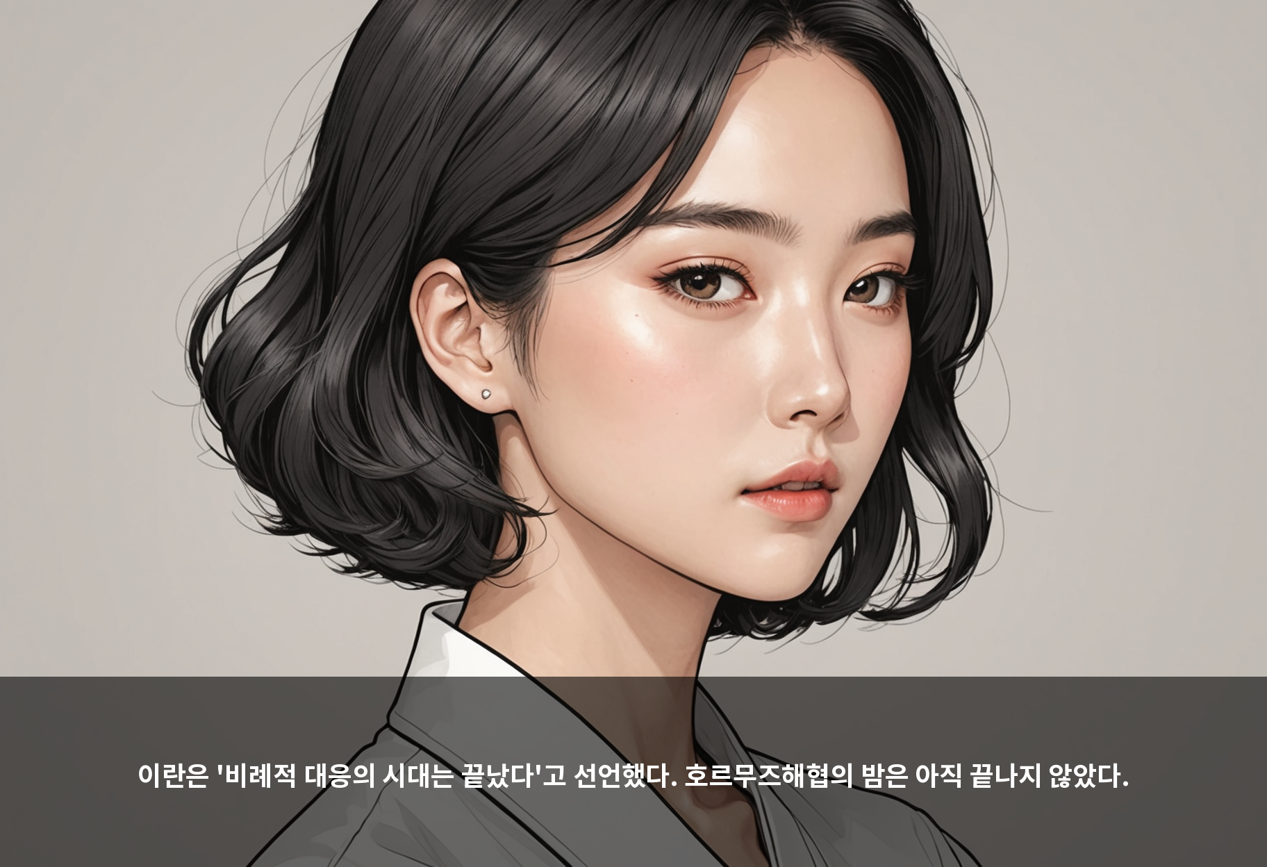 이란은 '비례적 대응의 시대는 끝났다'고 선언했다. 호르무즈해협의 밤은 아직 끝나지 않았다.