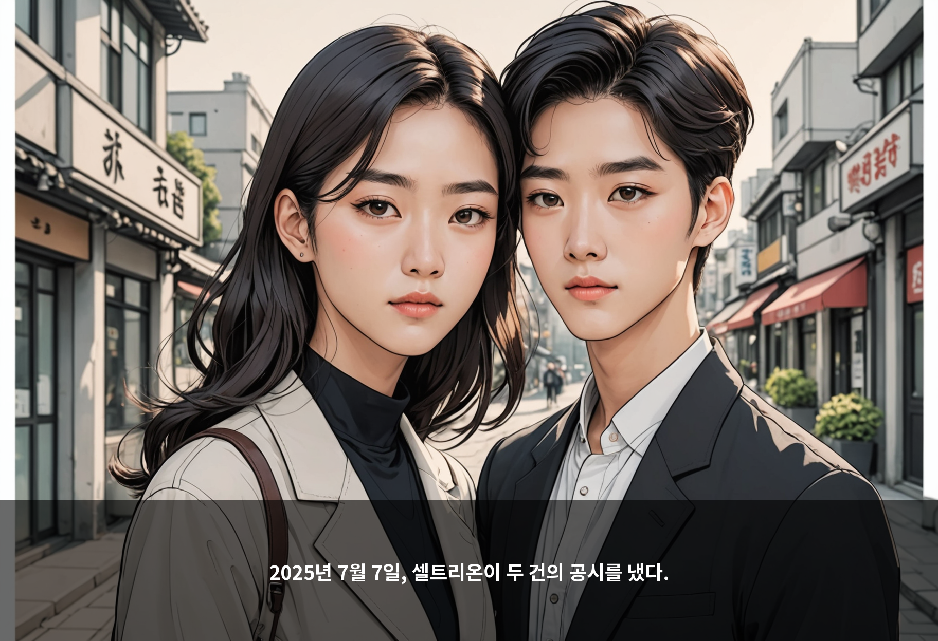 2025년 7월 7일, 셀트리온이 두 건의 공시를 냈다.