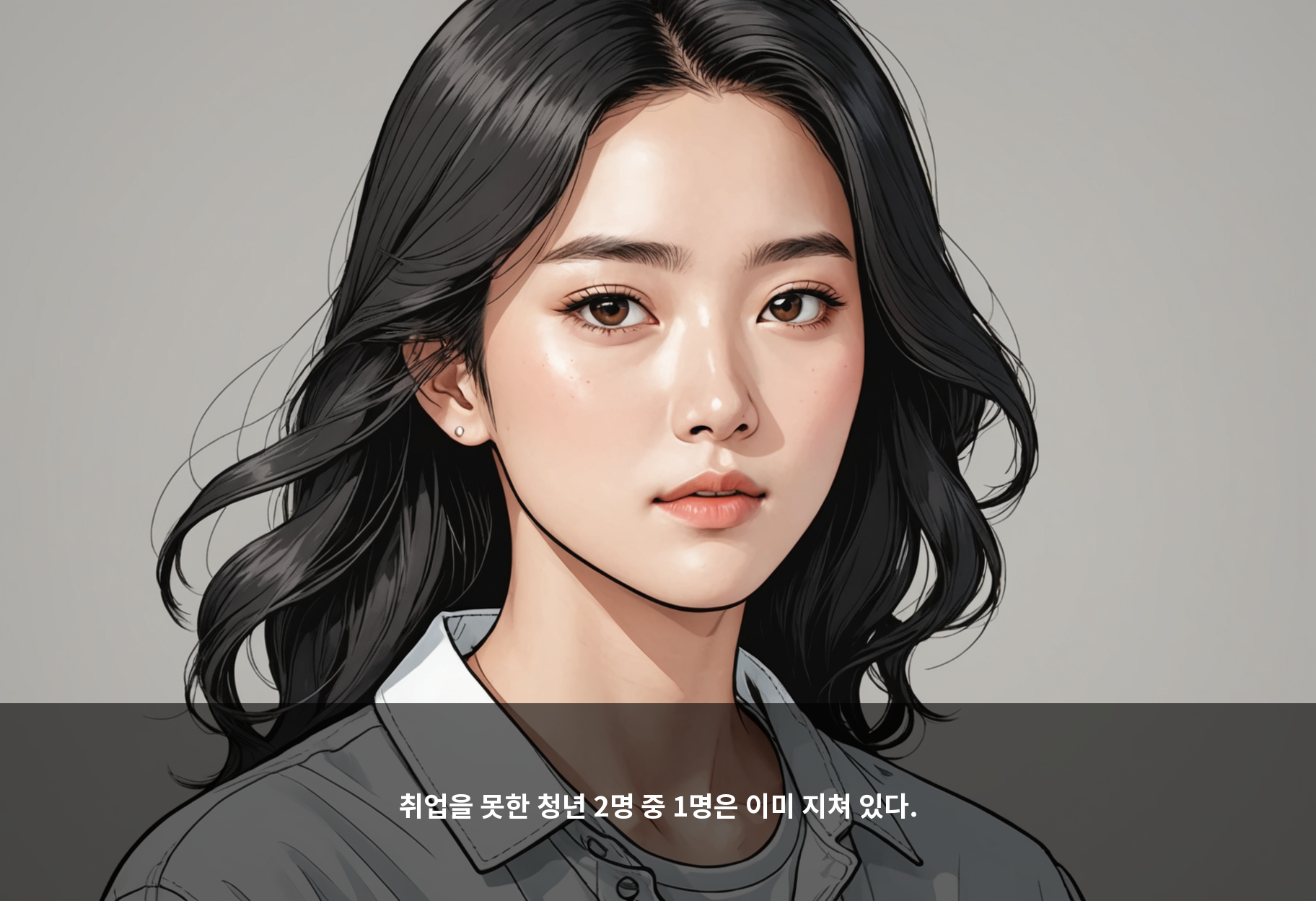 취업을 못한 청년 2명 중 1명은 이미 지쳐 있다.