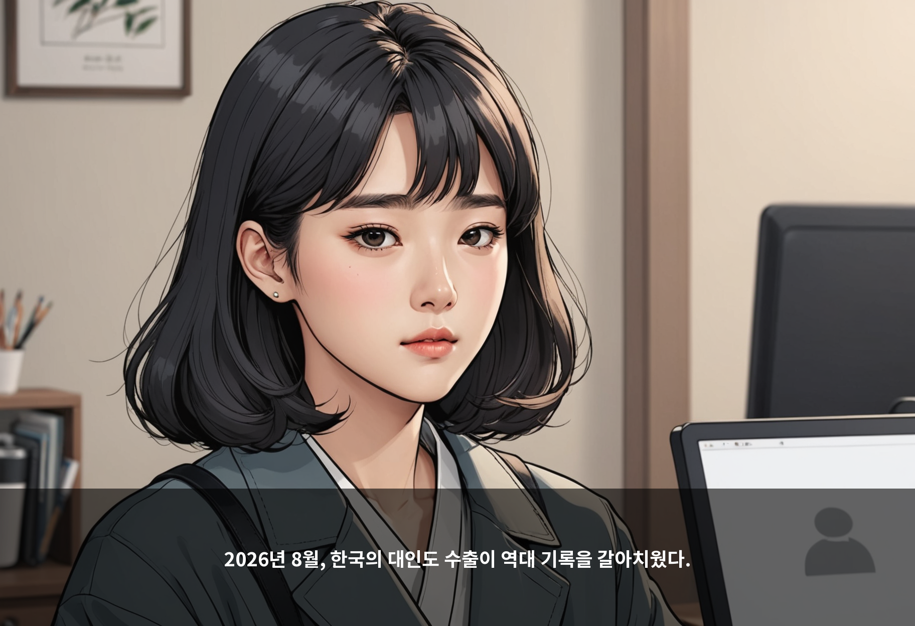 2026년 8월, 한국의 대인도 수출이 역대 기록을 갈아치웠다.