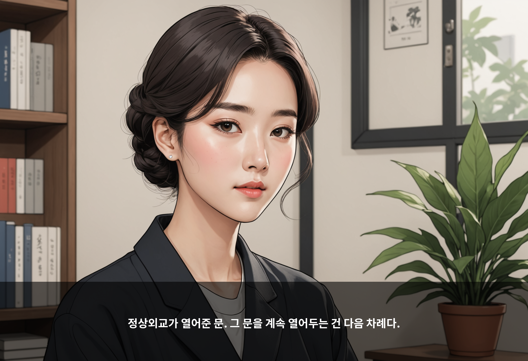 정상외교가 열어준 문. 그 문을 계속 열어두는 건 다음 차례다.