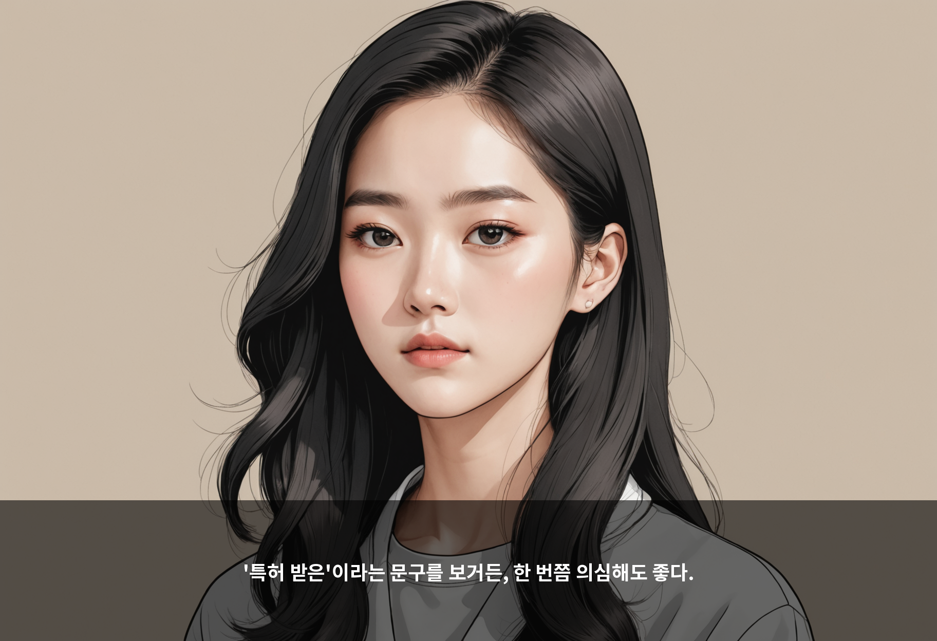 '특허 받은'이라는 문구를 보거든, 한 번쯤 의심해도 좋다.