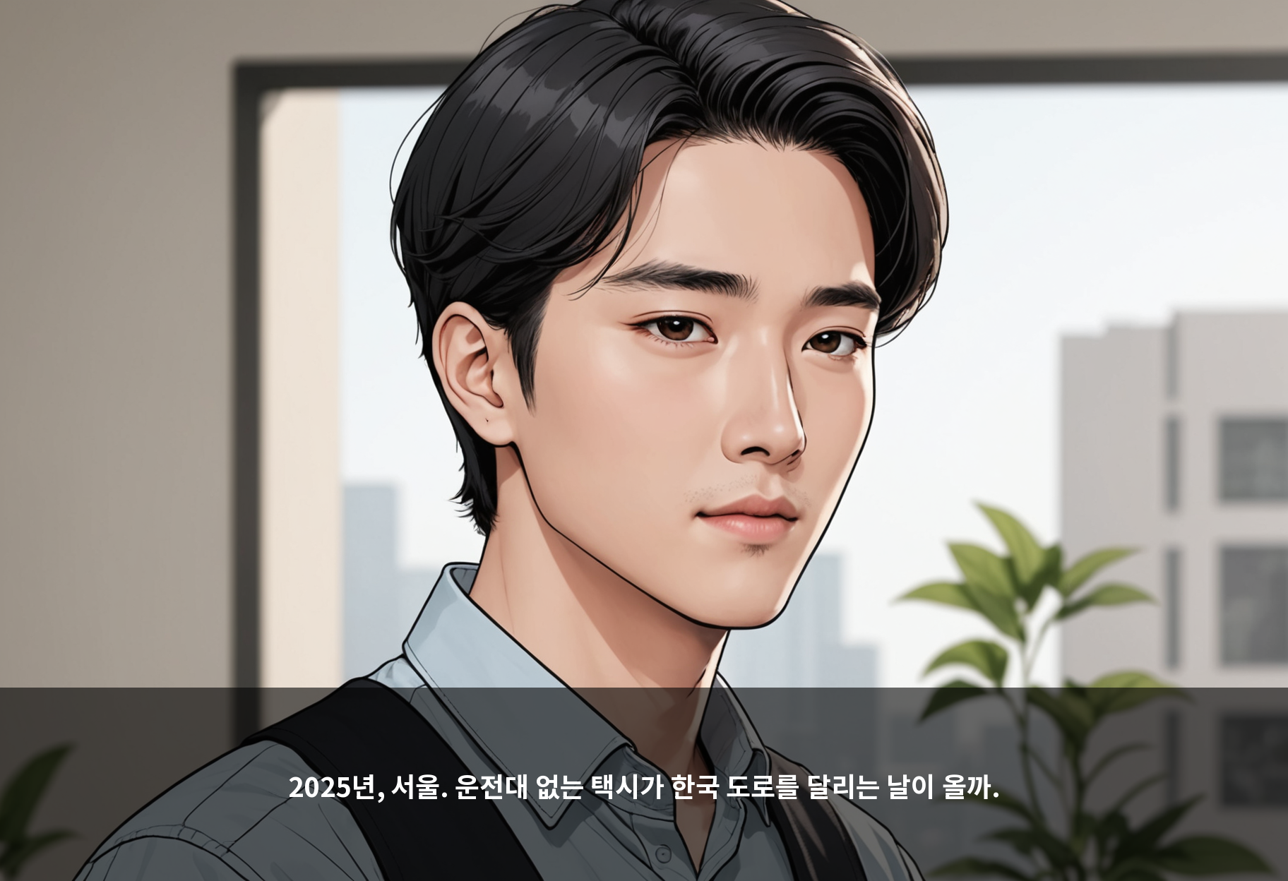 2025년, 서울. 운전대 없는 택시가 한국 도로를 달리는 날이 올까.