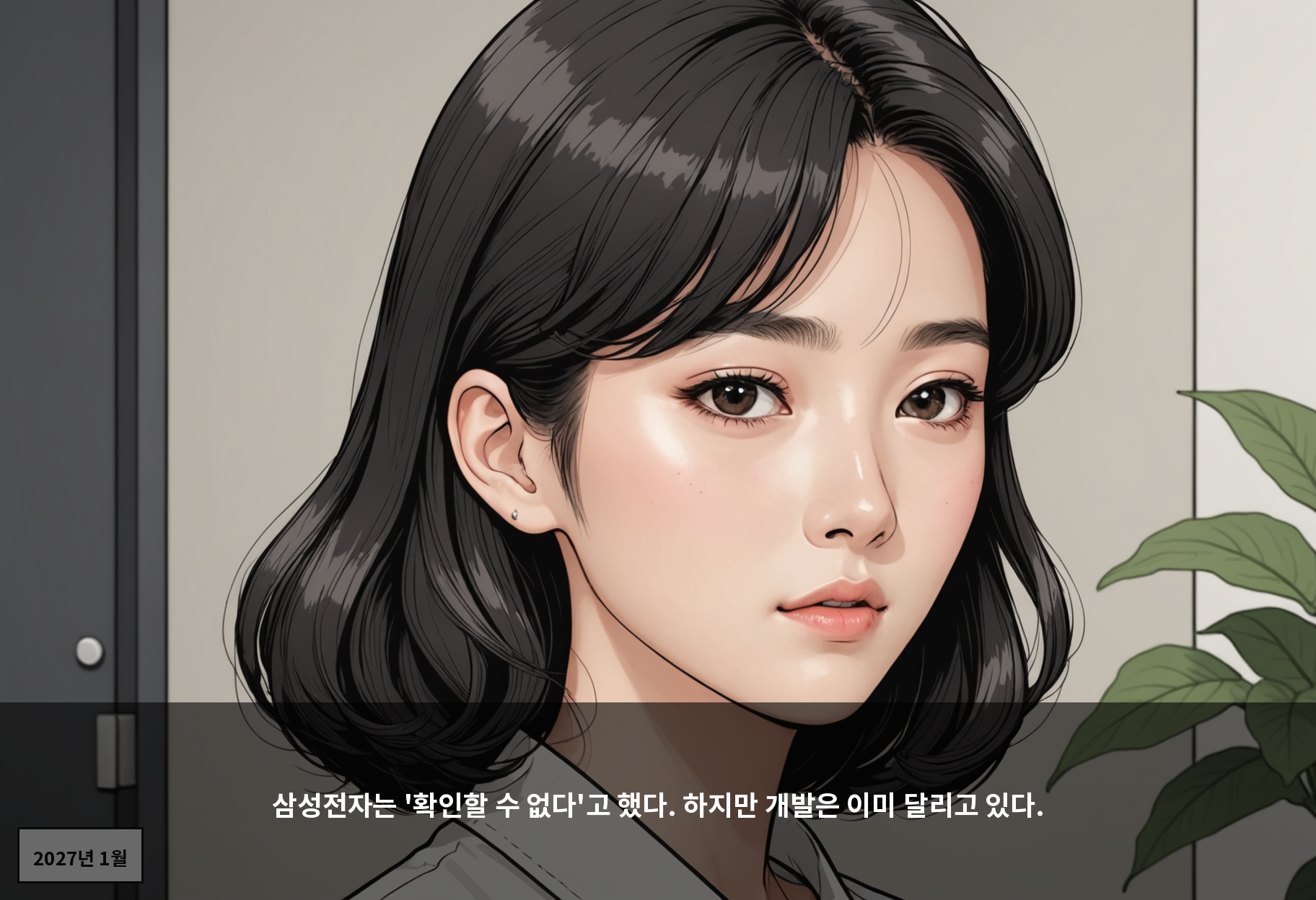 삼성전자는 '확인할 수 없다'고 했다. 하지만 개발은 이미 달리고 있다.