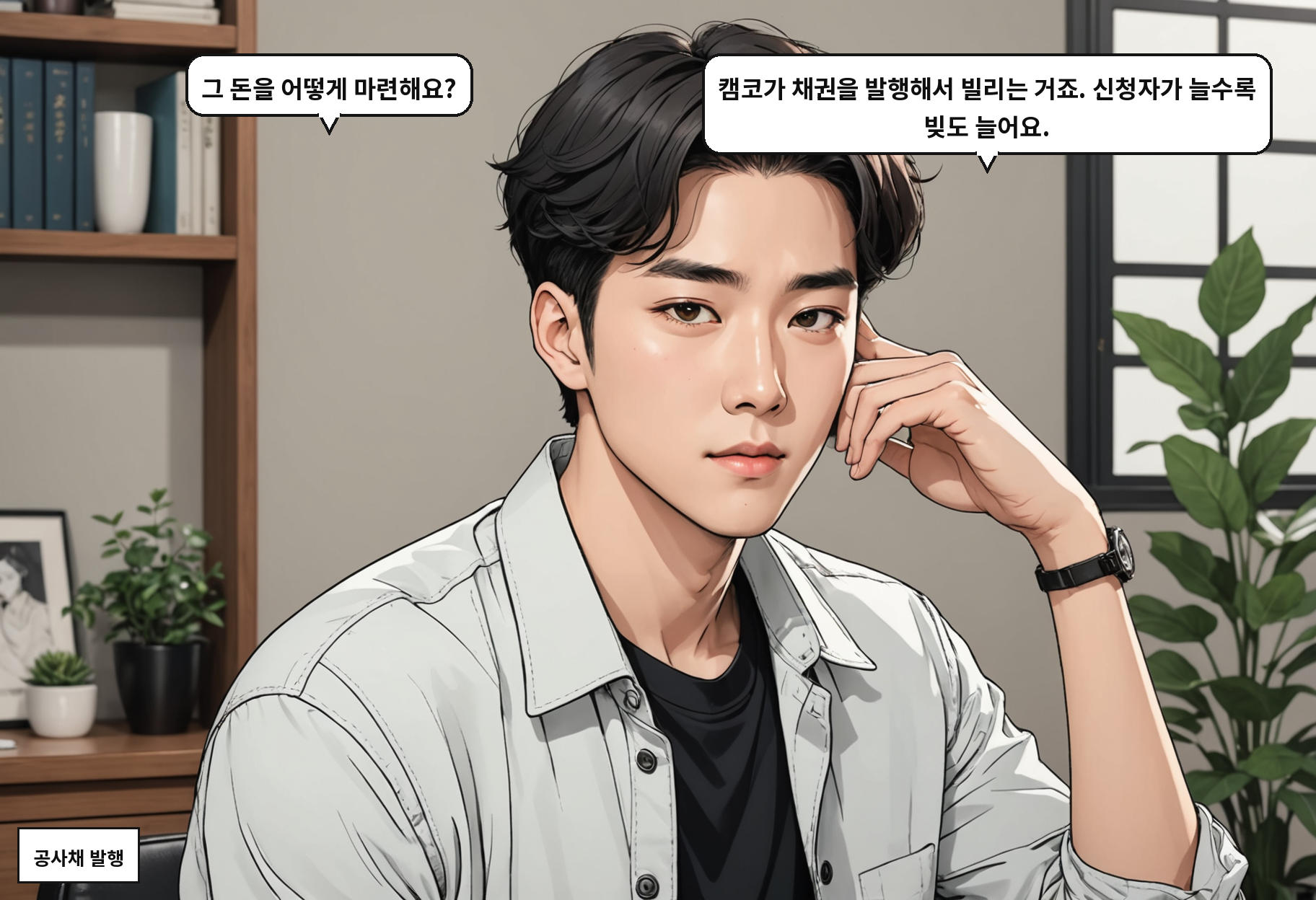 B: 2020년엔 4조 원도 안 됐어요. 3년마다 두 배씩 불어난 거예요. A: 그 속도면 2030년엔 어디까지 가는 거예요.