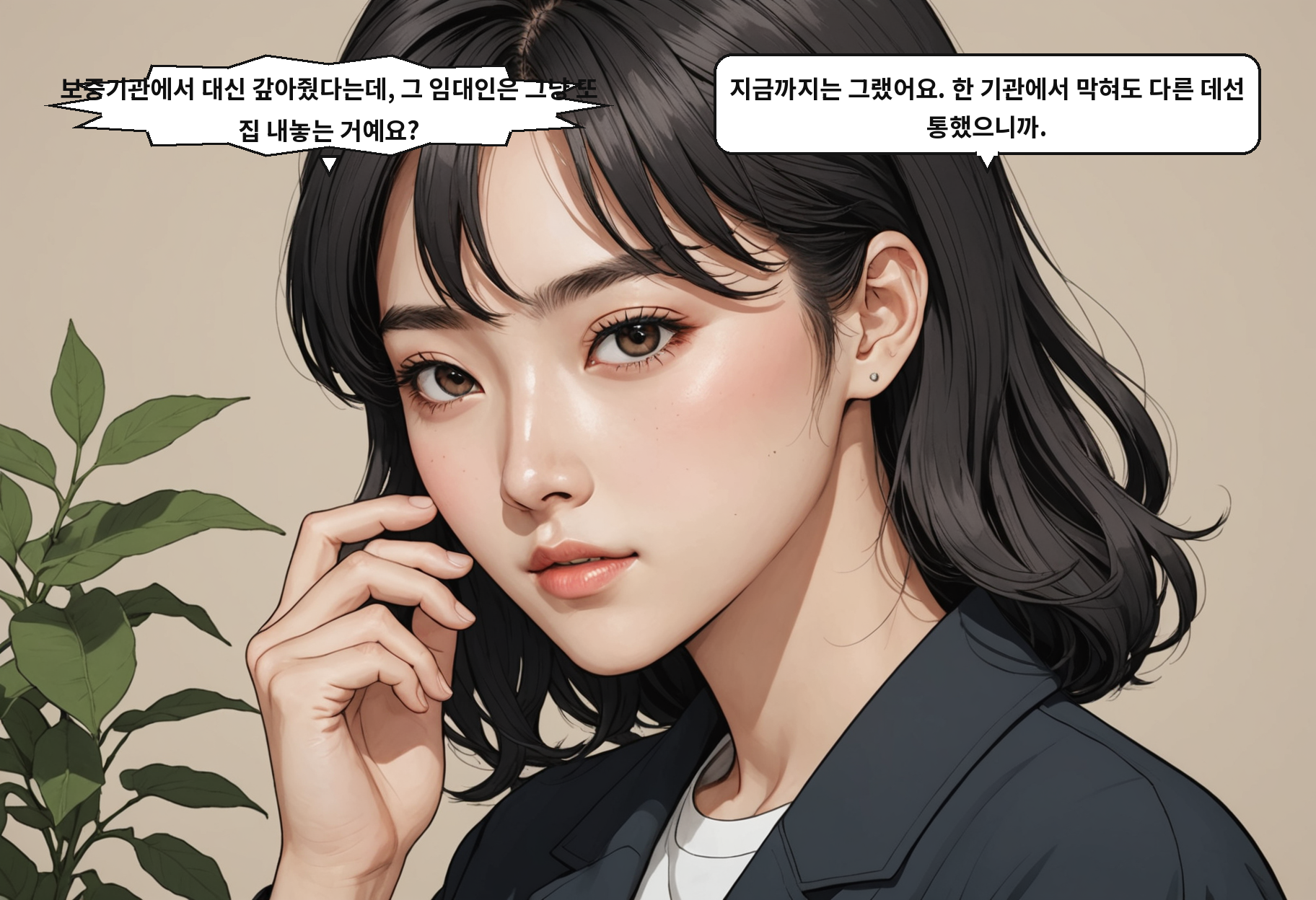 A: 보증기관에서 대신 갚아줬다는데, 그 임대인은 그냥 또 집 내놓는 거예요? B: 지금까지는 그랬어요. 한 기관에서 막혀도 다른 데선 통했으니까.
