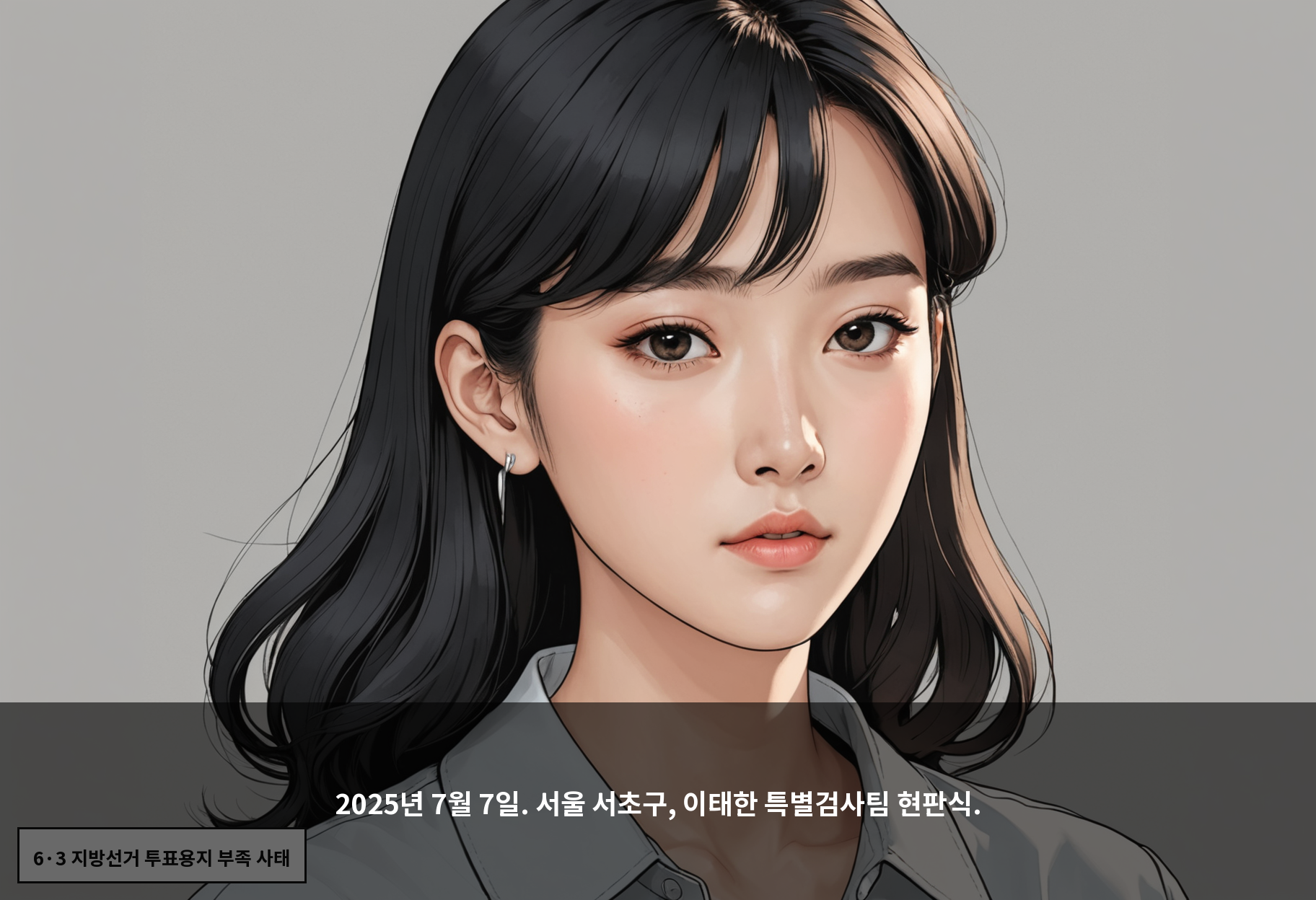 2025년 7월 7일. 서울 서초구, 이태한 특별검사팀 현판식.
