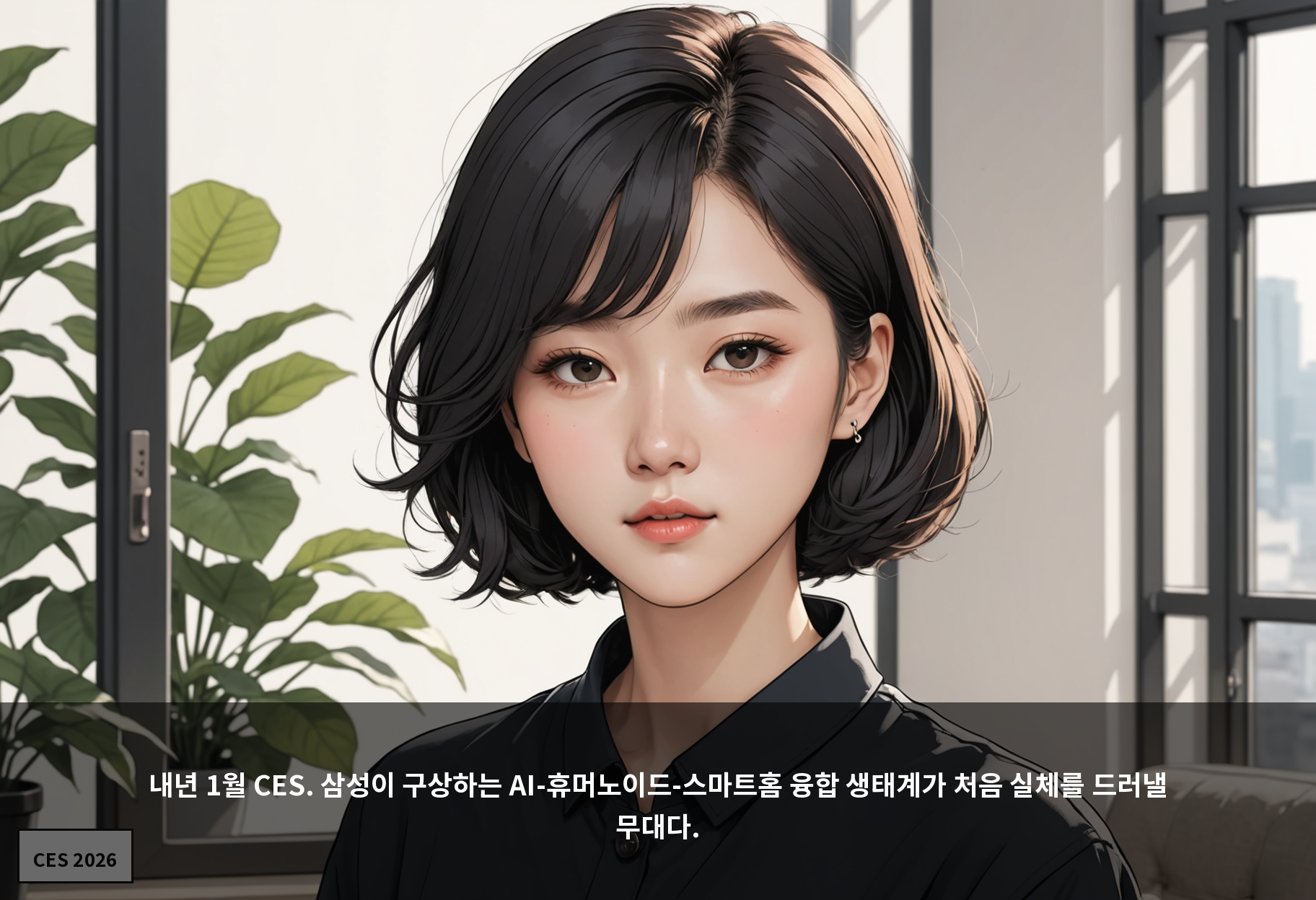 내년 1월 CES. 삼성이 구상하는 AI-휴머노이드-스마트홈 융합 생태계가 처음 실체를 드러낼 무대다.