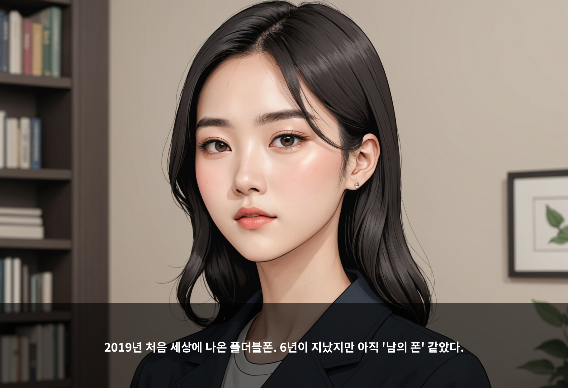 2019년 처음 세상에 나온 폴더블폰. 6년이 지났지만 아직 '남의 폰' 같았다.