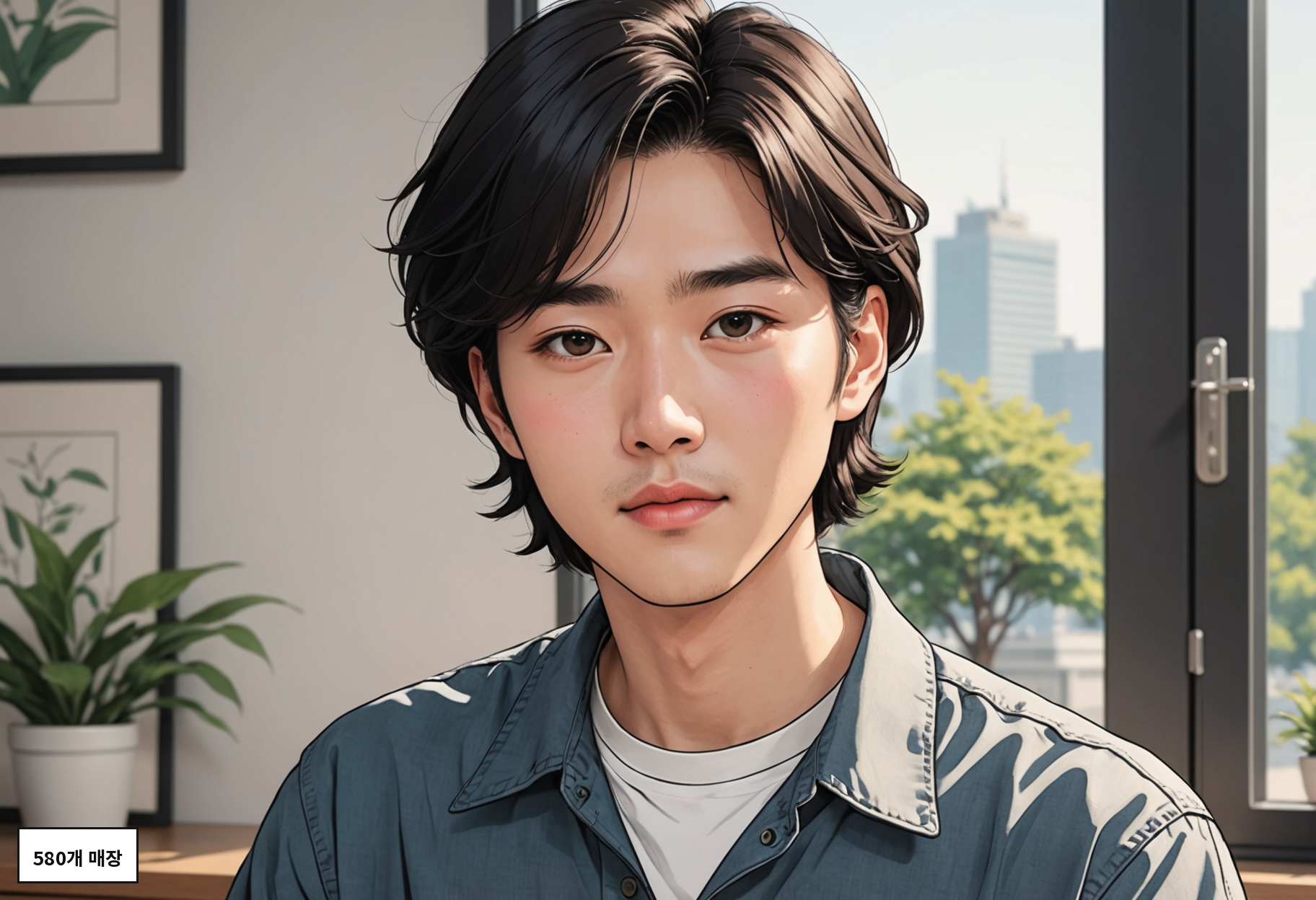 580개 매장