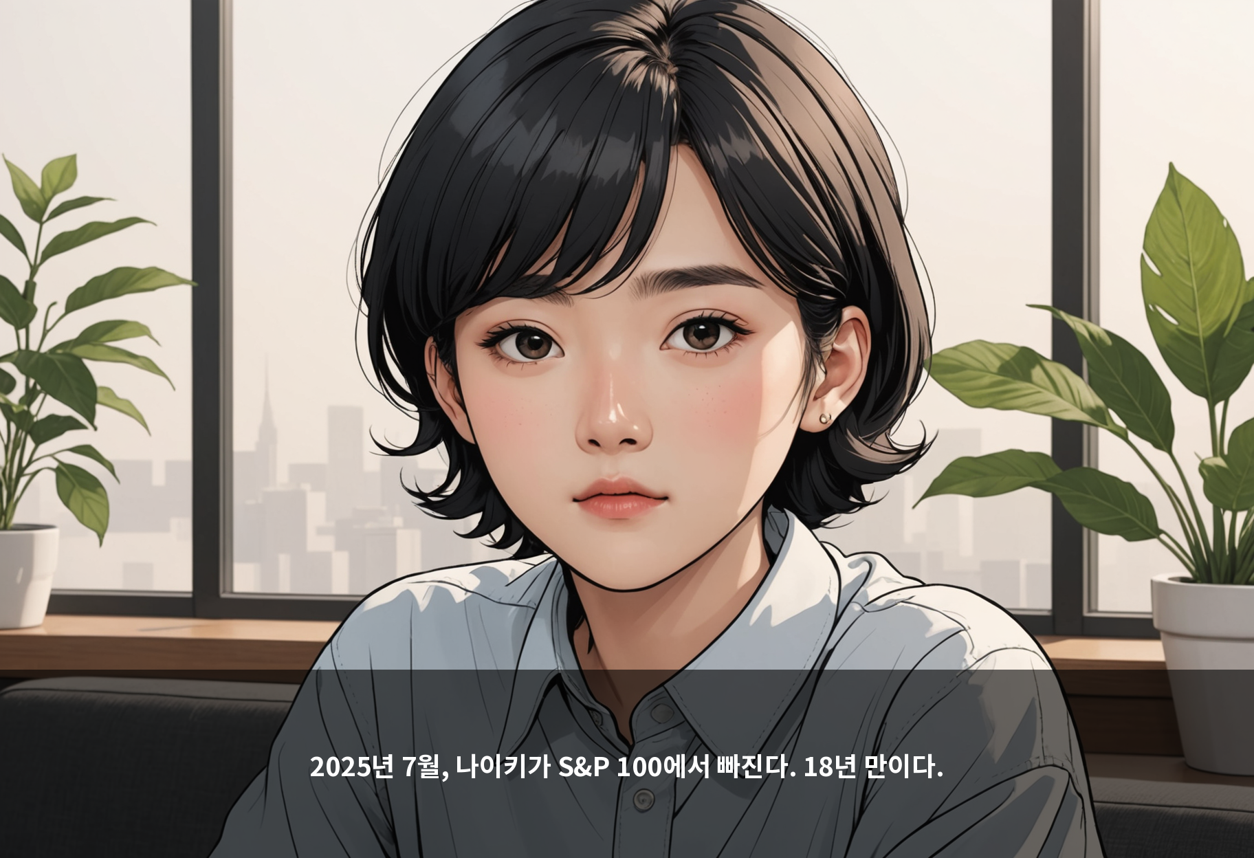 2025년 7월, 나이키가 S&P 100에서 빠진다. 18년 만이다.