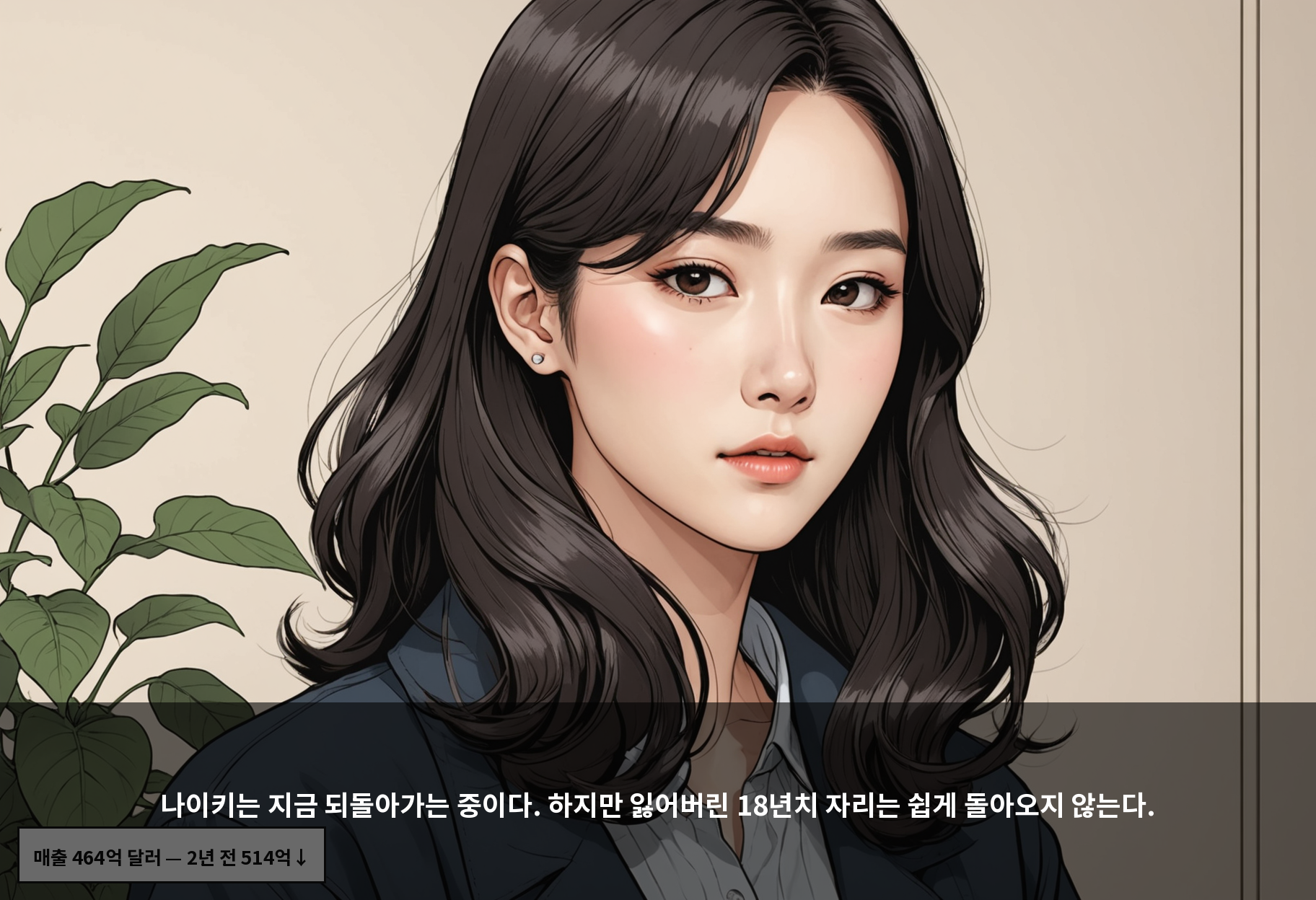 나이키는 지금 되돌아가는 중이다. 하지만 잃어버린 18년치 자리는 쉽게 돌아오지 않는다.