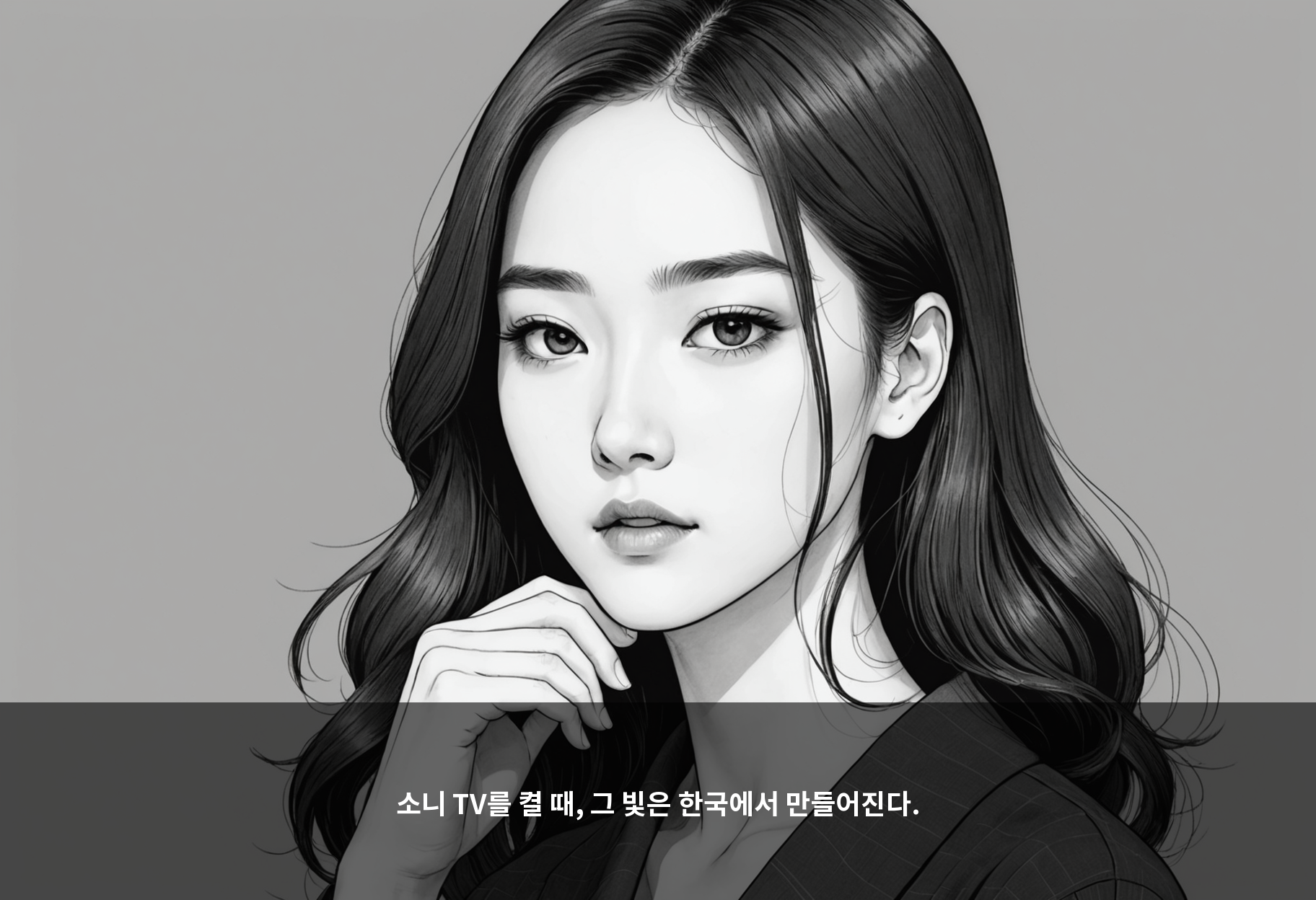 소니 TV를 켤 때, 그 빛은 한국에서 만들어진다.