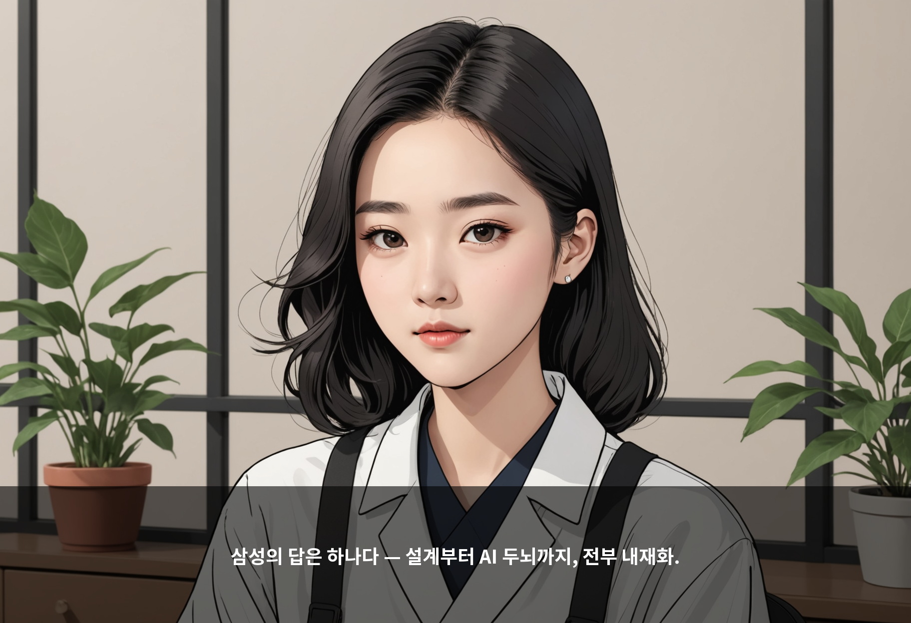 삼성의 답은 하나다 — 설계부터 AI 두뇌까지, 전부 내재화.
