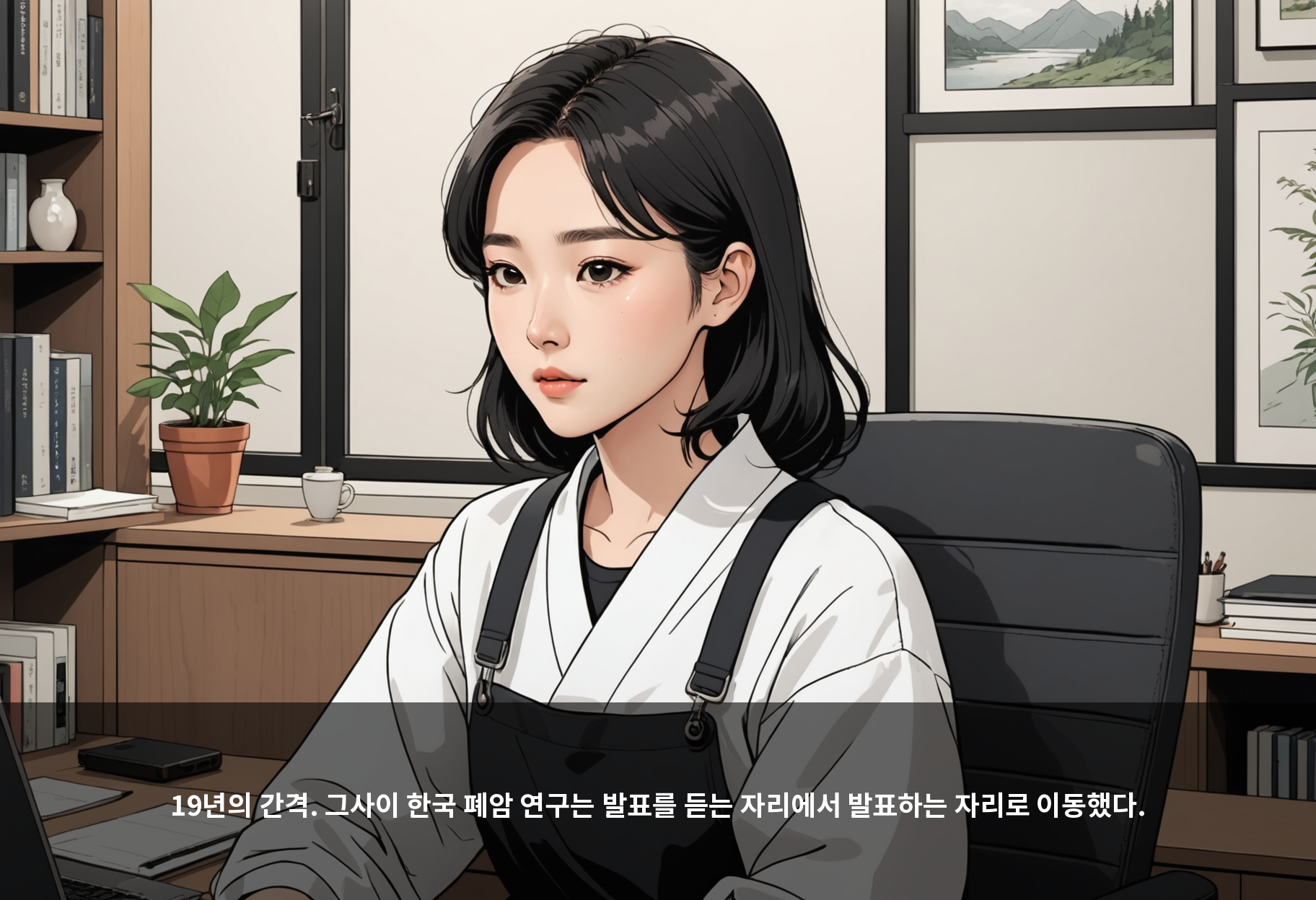 19년의 간격. 그사이 한국 폐암 연구는 발표를 듣는 자리에서 발표하는 자리로 이동했다.