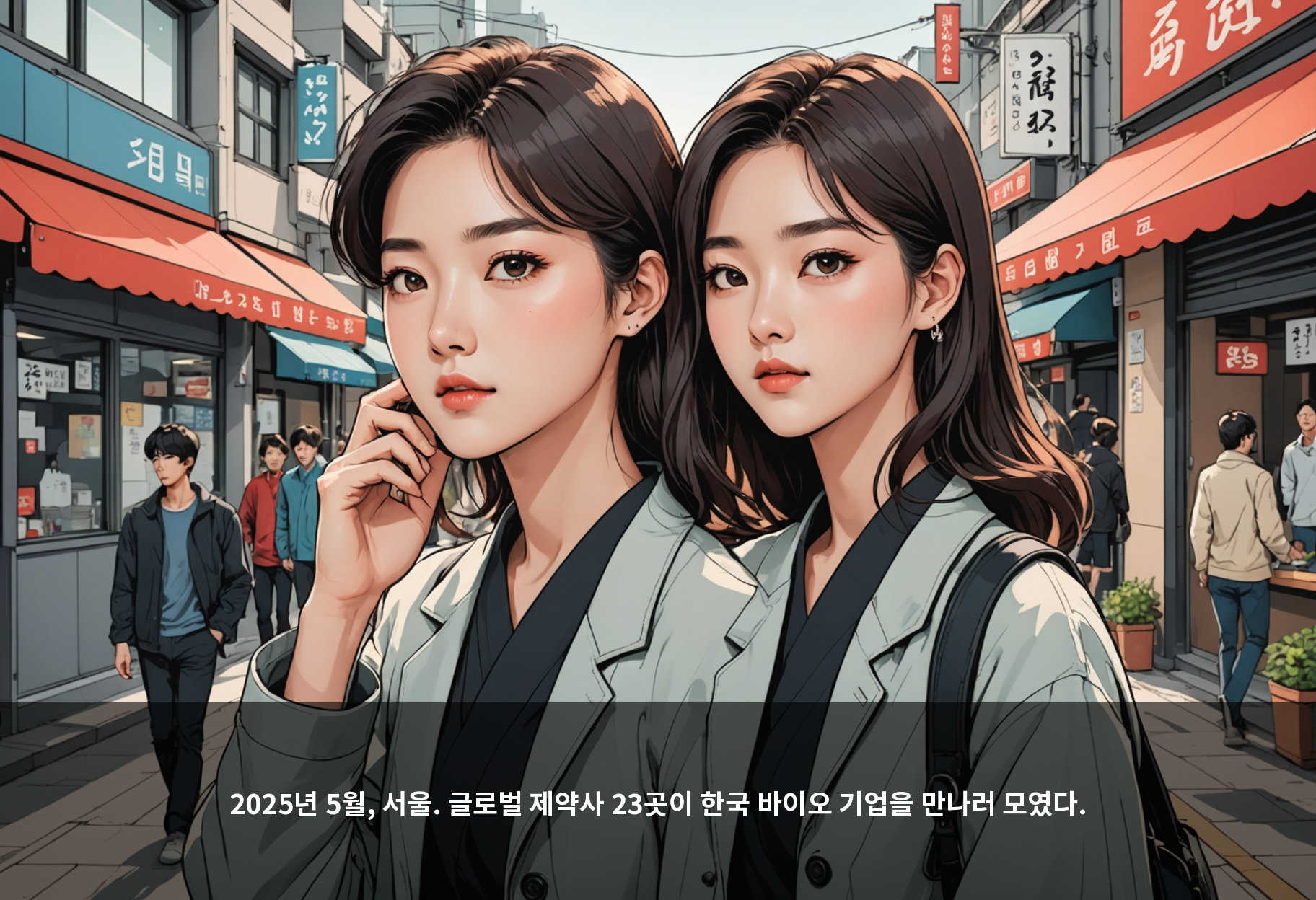 2025년 5월, 서울. 글로벌 제약사 23곳이 한국 바이오 기업을 만나러 모였다.