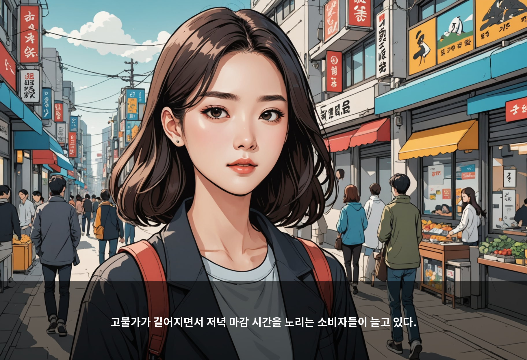 고물가가 길어지면서 저녁 마감 시간을 노리는 소비자들이 늘고 있다.