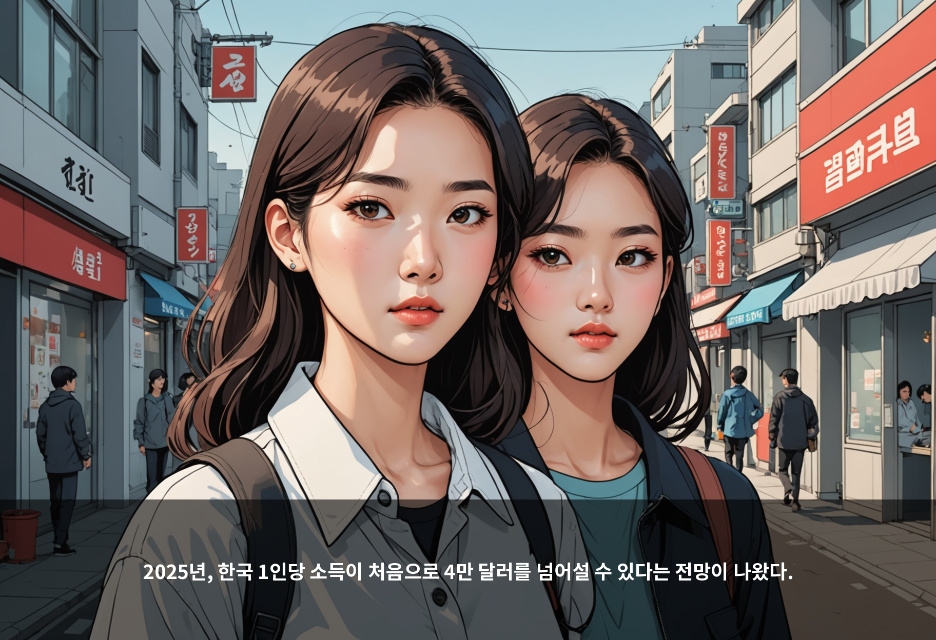 2025년, 한국 1인당 소득이 처음으로 4만 달러를 넘어설 수 있다는 전망이 나왔다.