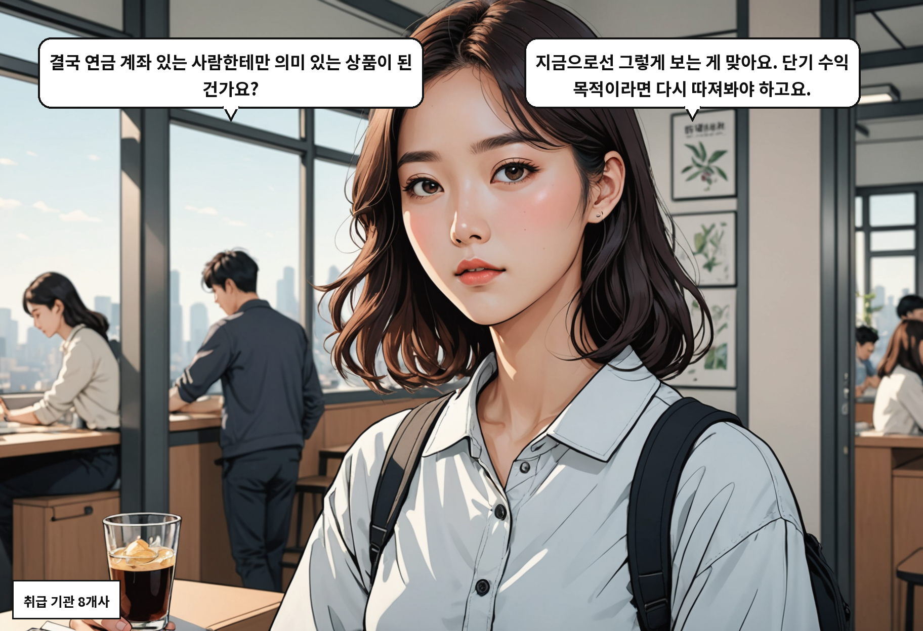 B: 결국 연금 계좌 있는 사람한테만 의미 있는 상품이 된 건가요? A: 지금으로선 그렇게 보는 게 맞아요. 단기 수익 목적이라면 다시 따져봐야 하고요.