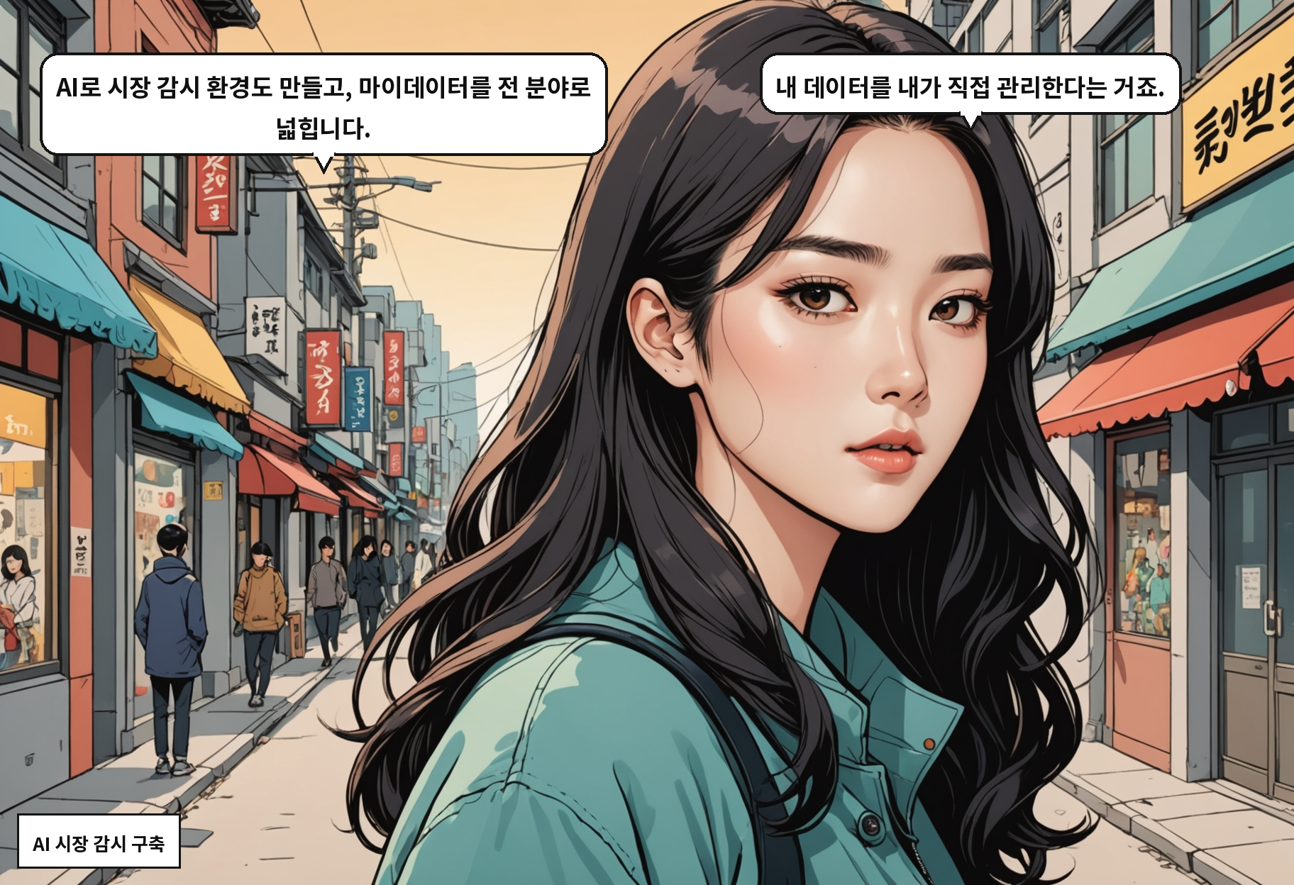 A: AI로 시장을 감시한다는 건 어떤 건가요? B: 가격 담합이나 허위 광고, 사람이 일일이 못 보는 걸 실시간으로 잡아내는 거예요.