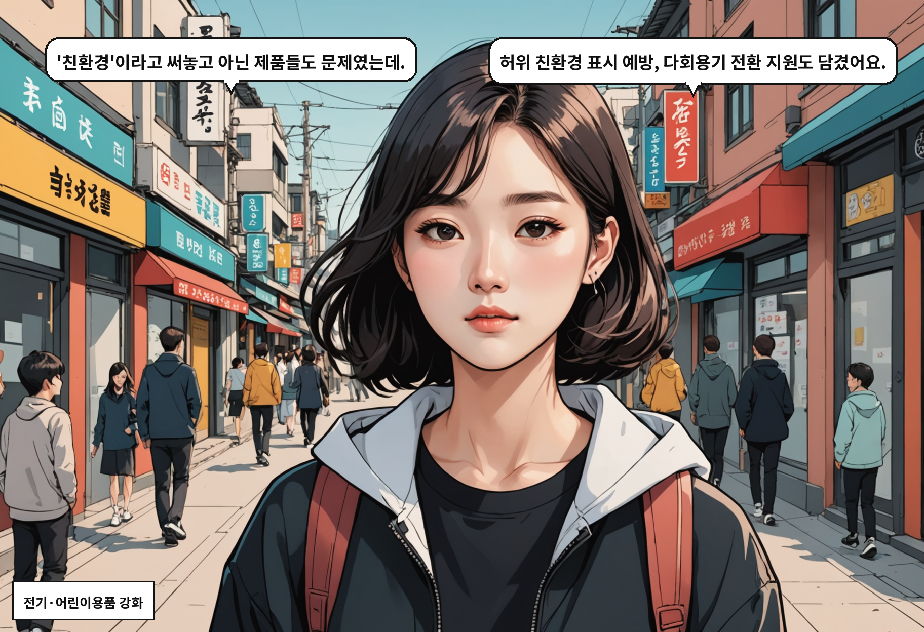B: 마이데이터 적용을 전 분야로 넓혀서 소비자가 자기 데이터를 직접 관리하게 합니다. A: 지금은 금융 쪽만 되는 거 아닌가요?