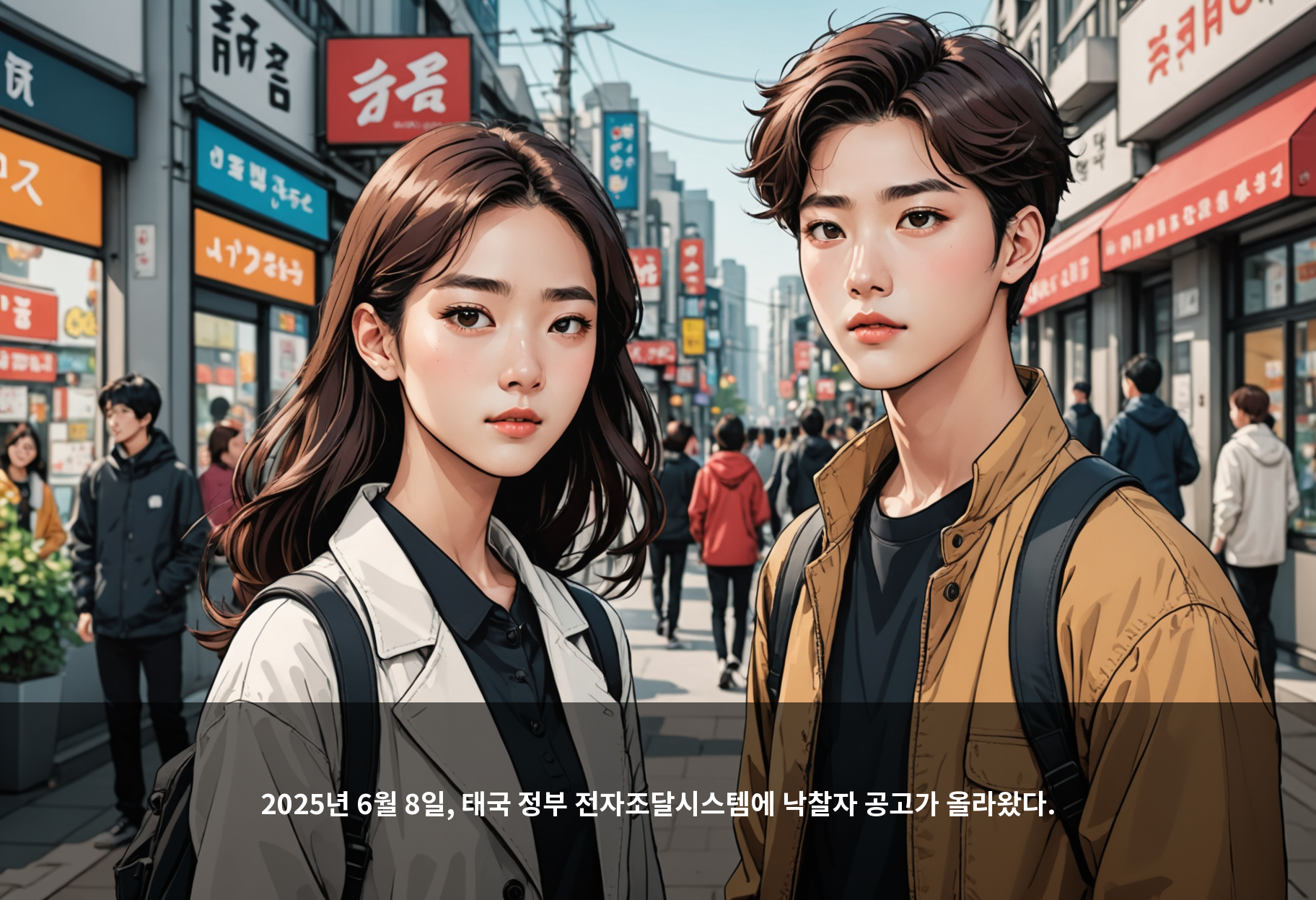 2025년 6월 8일, 태국 정부 전자조달시스템에 낙찰자 공고가 올라왔다.