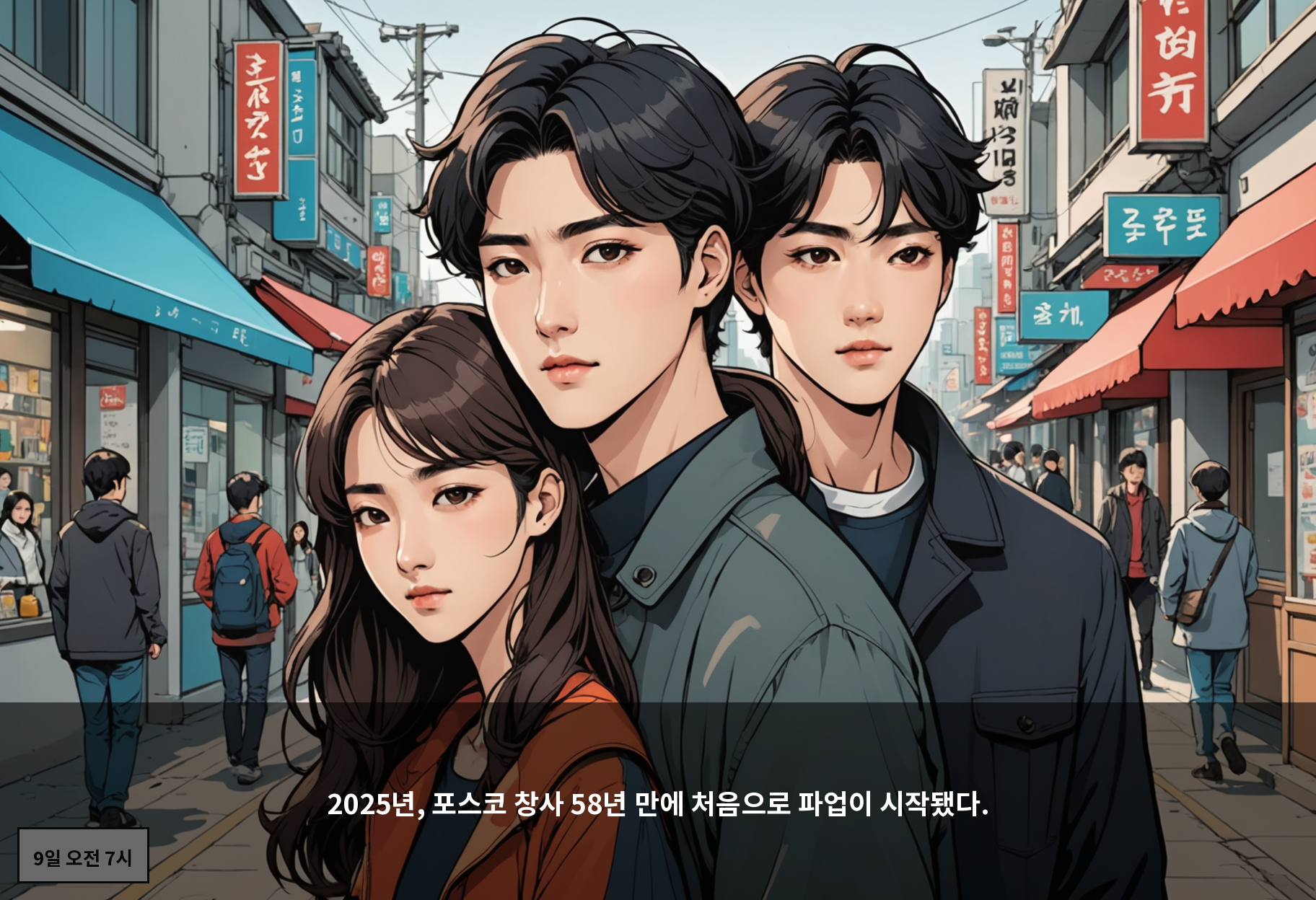 2025년, 포스코 창사 58년 만에 처음으로 파업이 시작됐다.